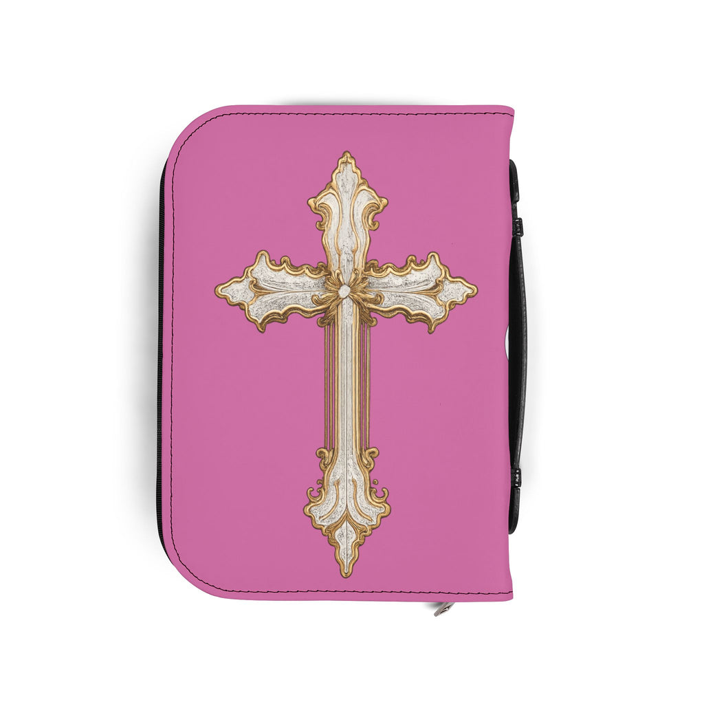 "I'm Going to Let God Fix It Because If I Fix It I'm Going to Jail" Bible Cover - Pink