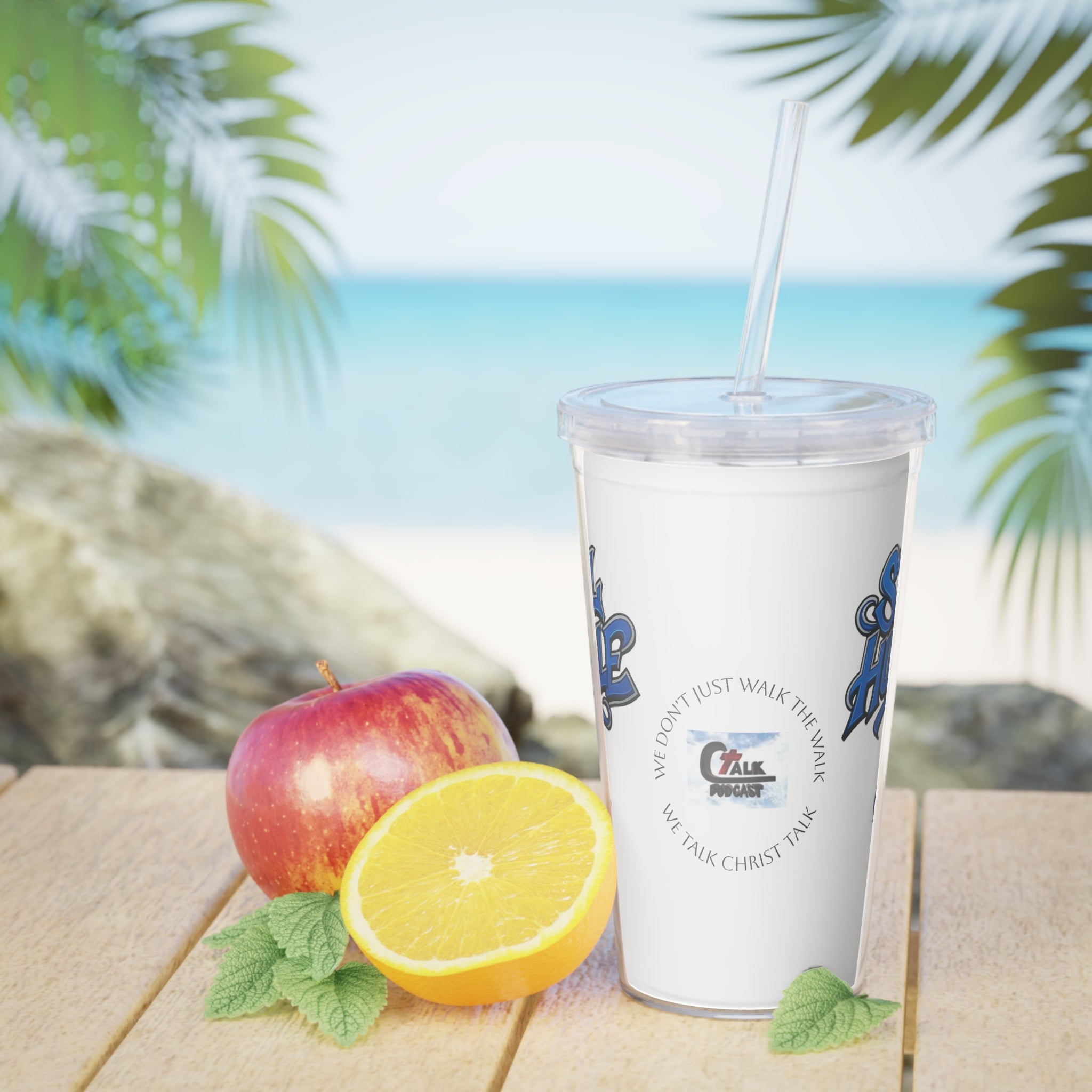 Still Humble Plastic Tumbler with Straw