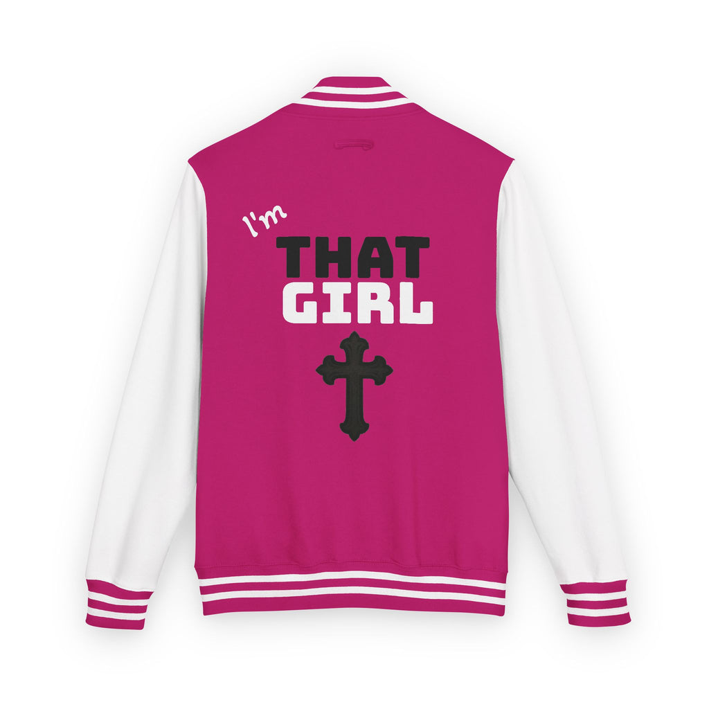"I'm That Girl" Christian Cross & GOD's Daughter Varsity Jacket