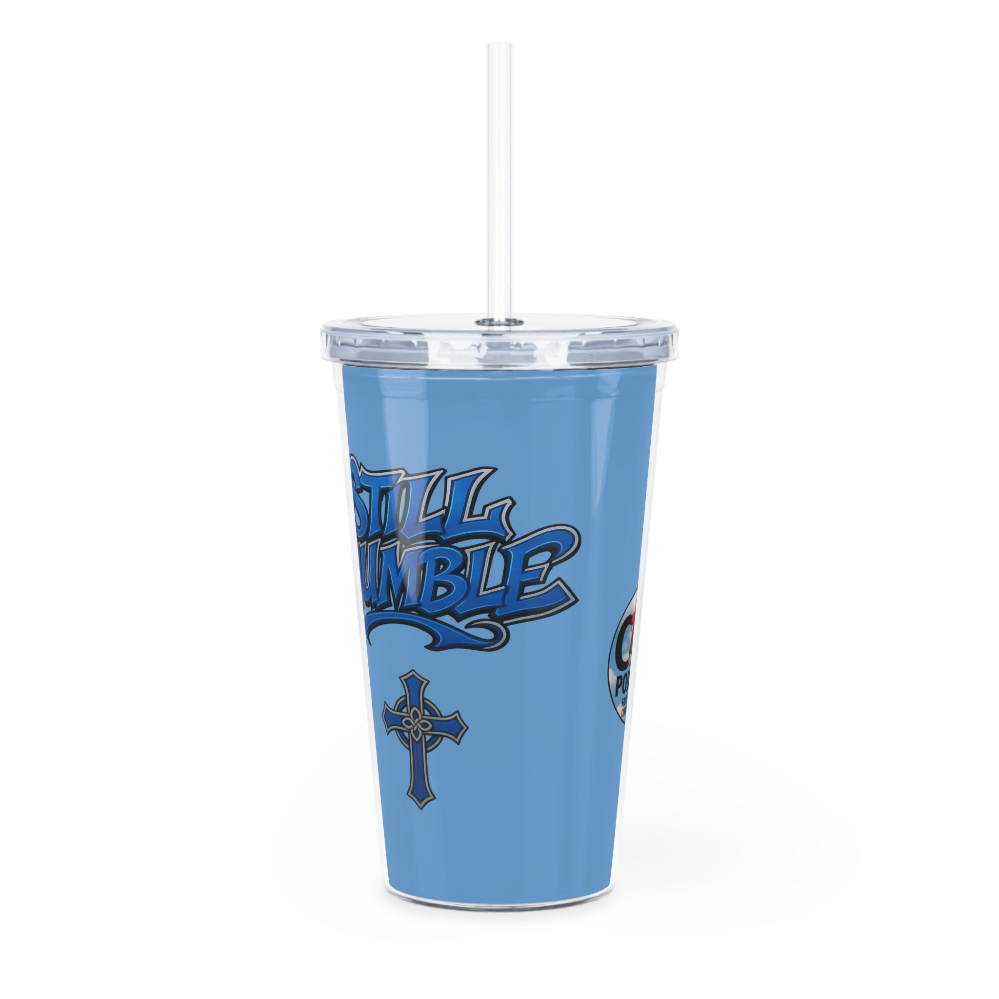 Still Humble Plastic Tumbler with Straw