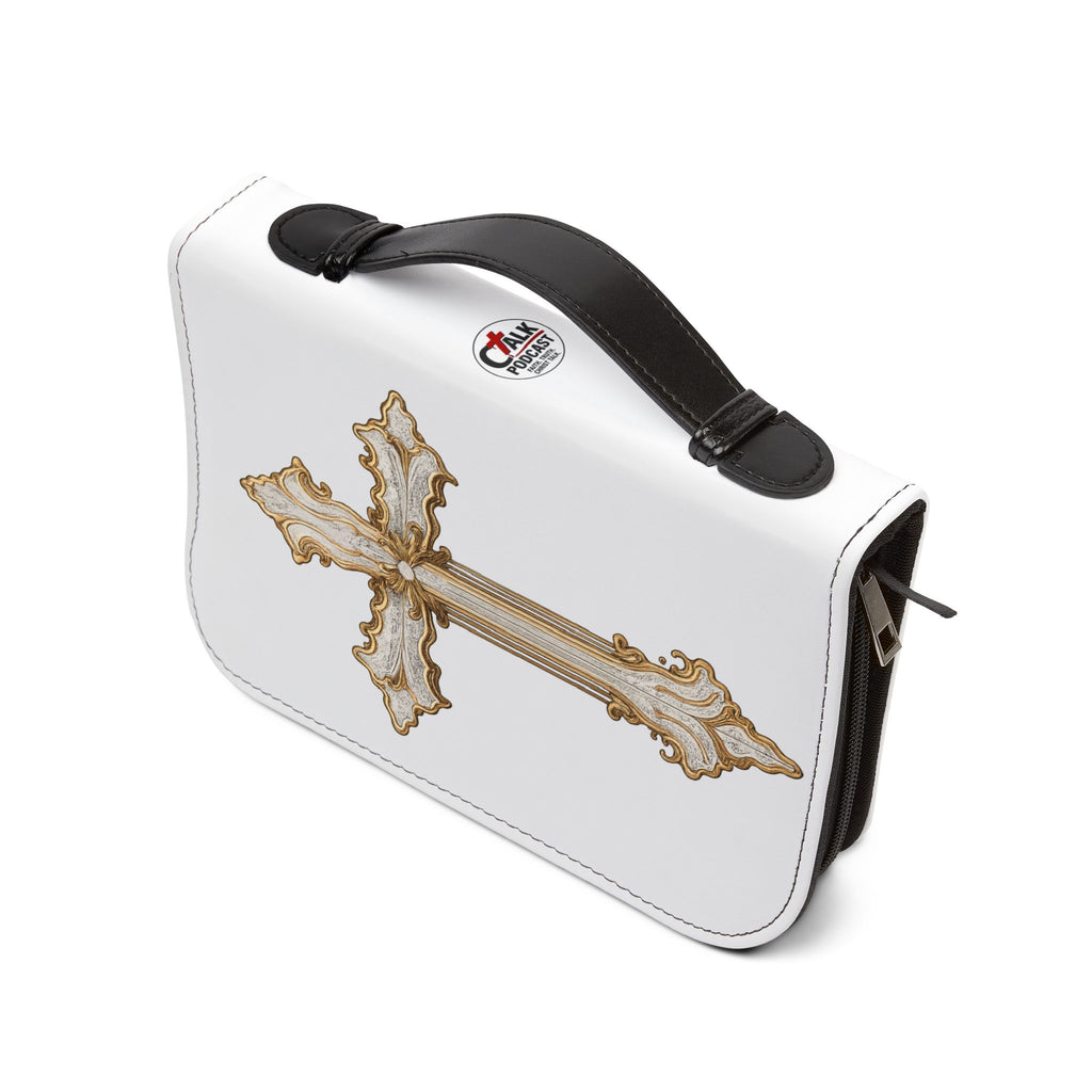 "My Worship Is Loud Because My Wounds Are Deep" Bible Cover - White
