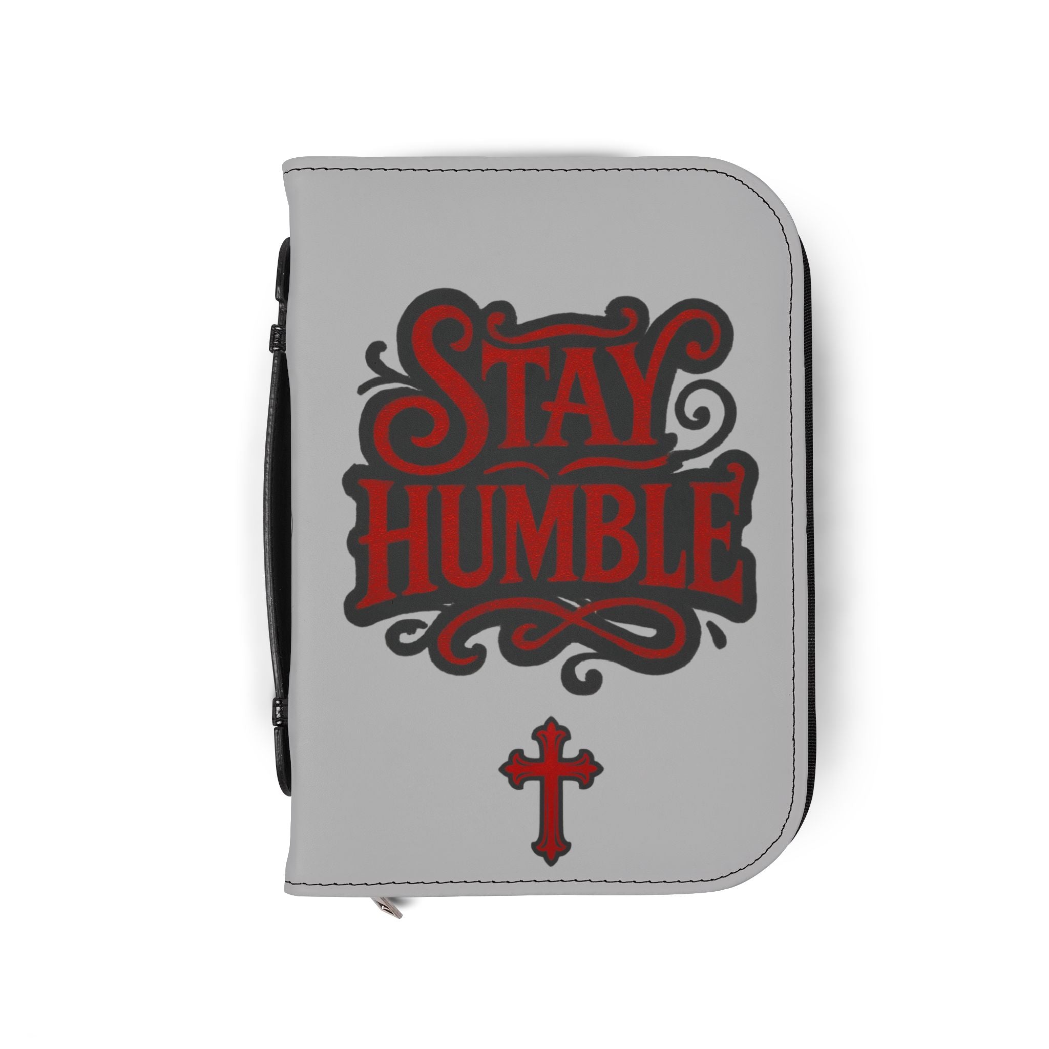 STAY HUMBLE Bible Cover - Gray