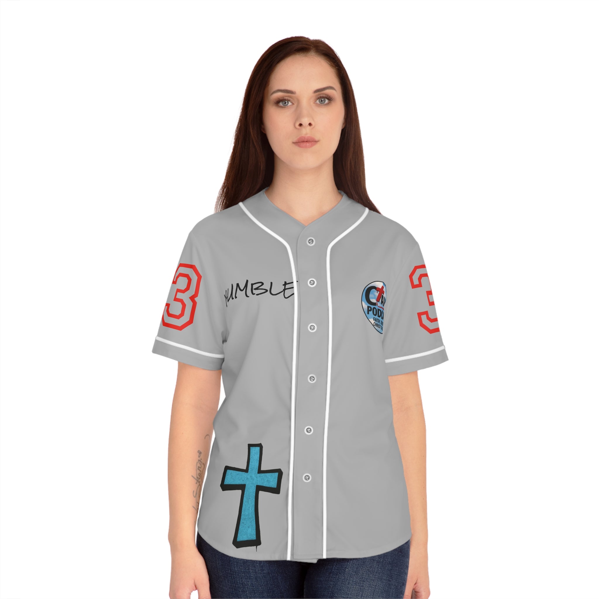 BLUE Team Jesus Women's Jersey