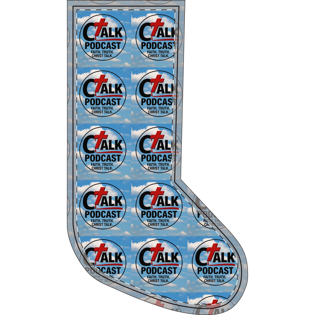 CHRIST TALK Flannel Stocking