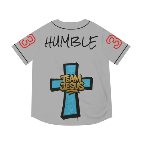 BLUE Team Jesus Baseball Jersey