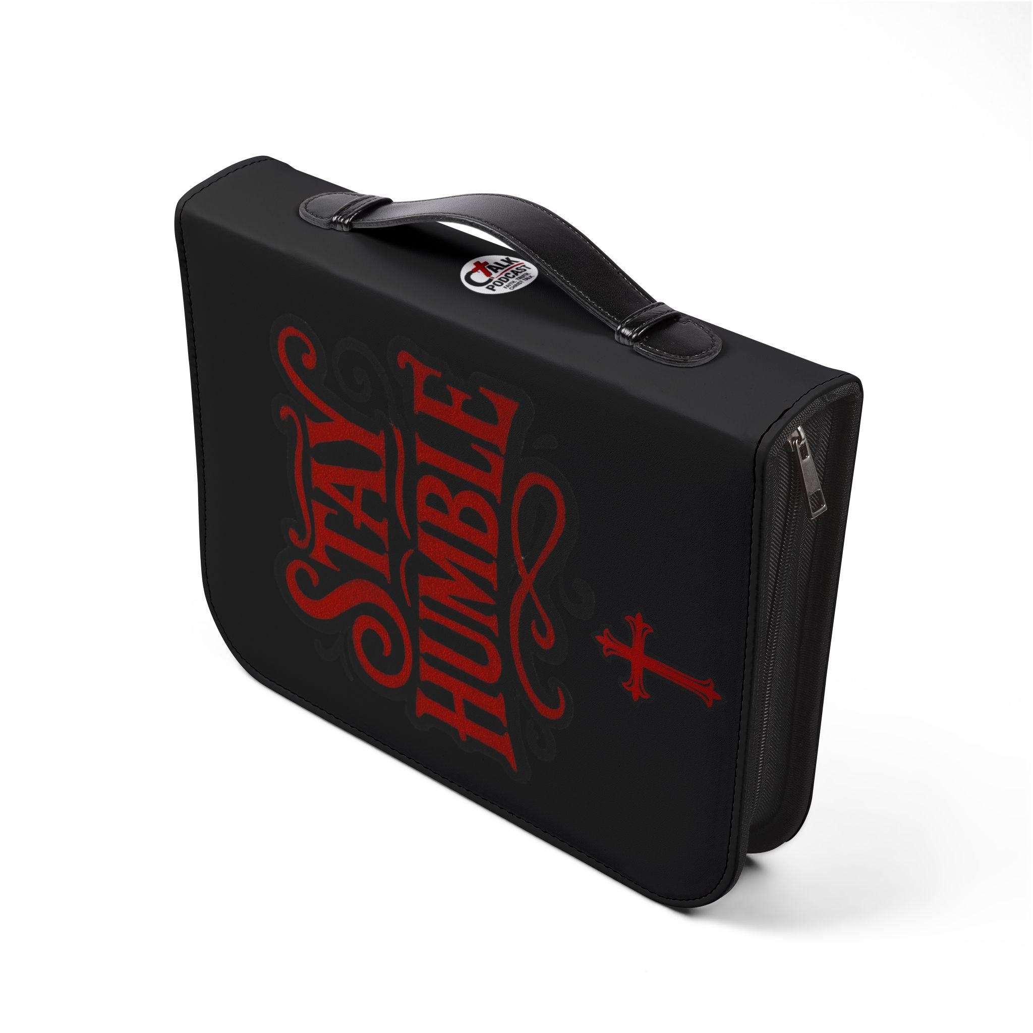 STAY HUMBLE Bible Cover - Black
