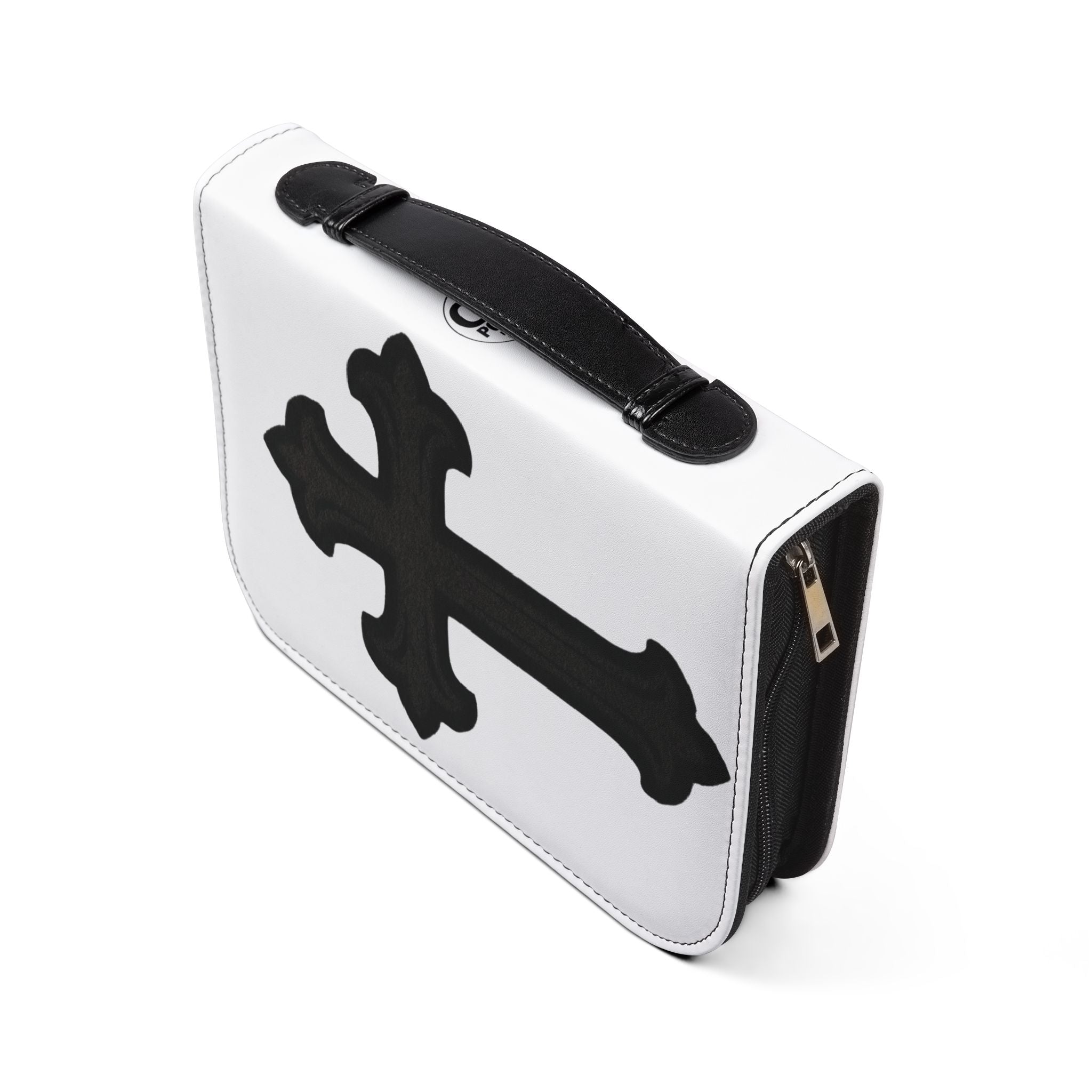 "I'm Going to Let God Fix It Because If I Fix It I'm Going to Jail" Bible Cover - White