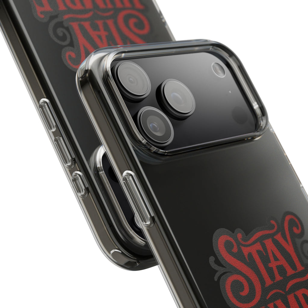 Stay Humble Clear Impact-Resistant Phone Case