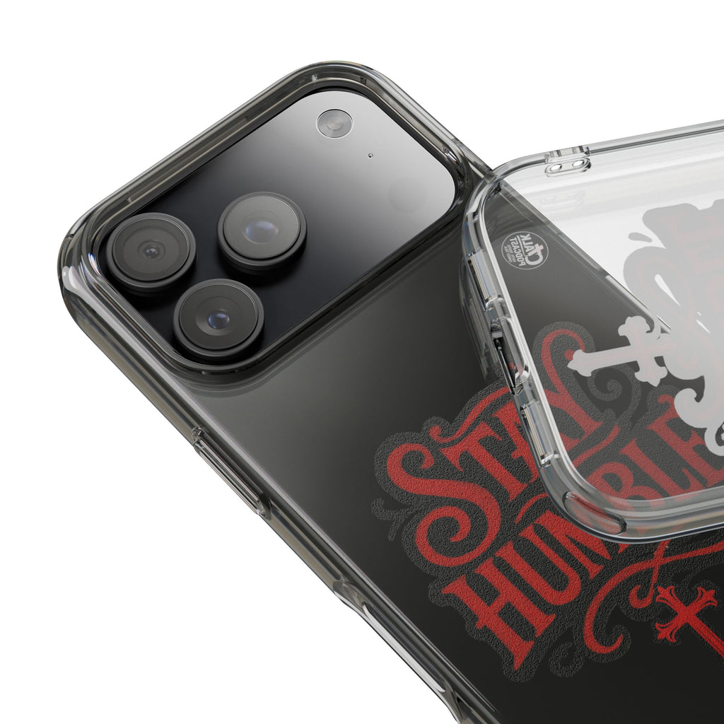 Stay Humble Clear Impact-Resistant Phone Case