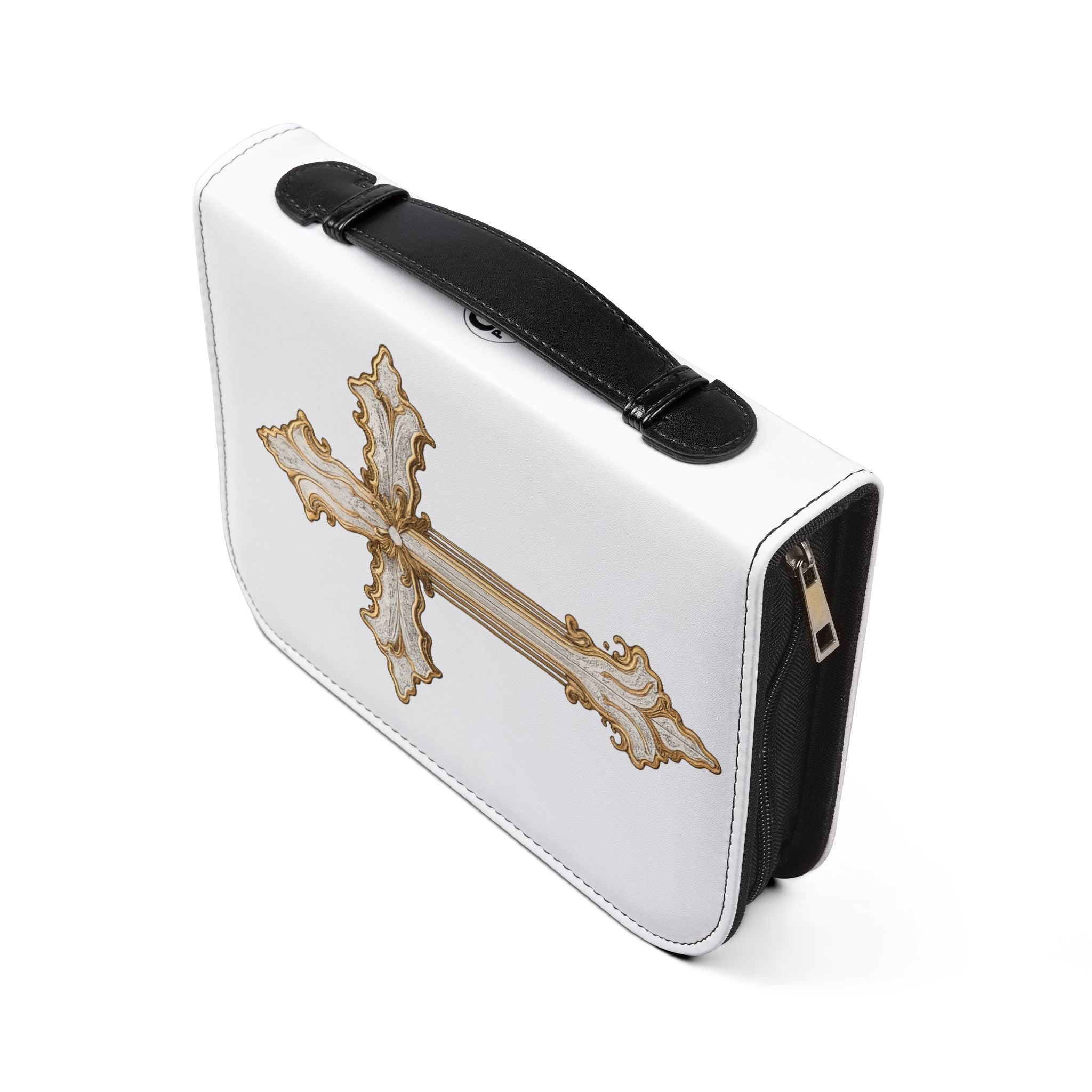 "My Worship Is Loud Because My Wounds Are Deep" Bible Cover - White