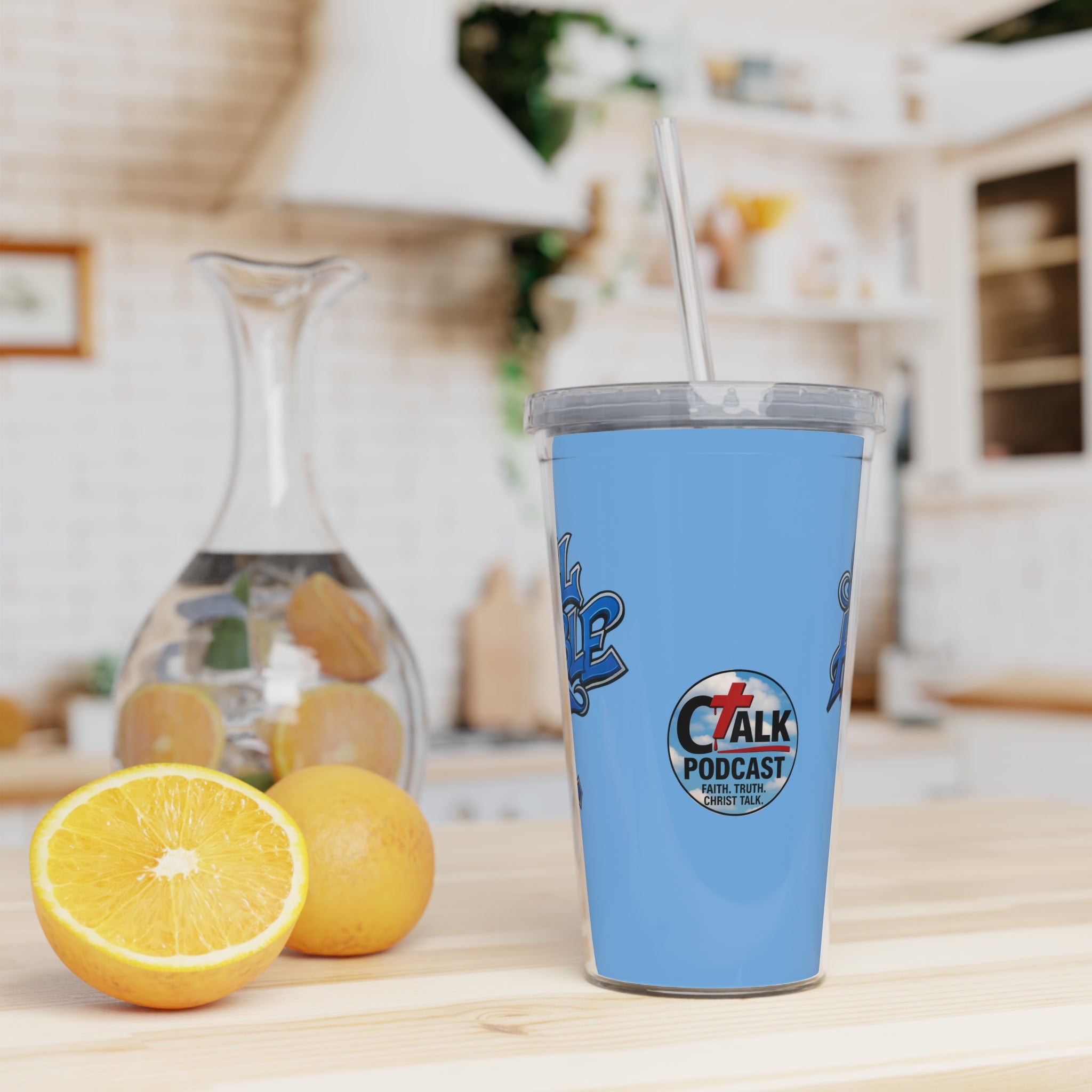 Still Humble Plastic Tumbler with Straw