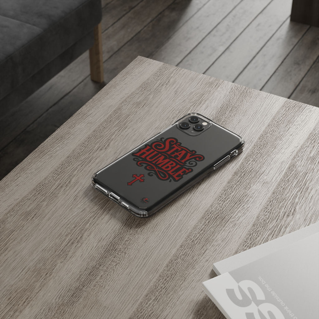Stay Humble Clear Impact-Resistant Phone Case