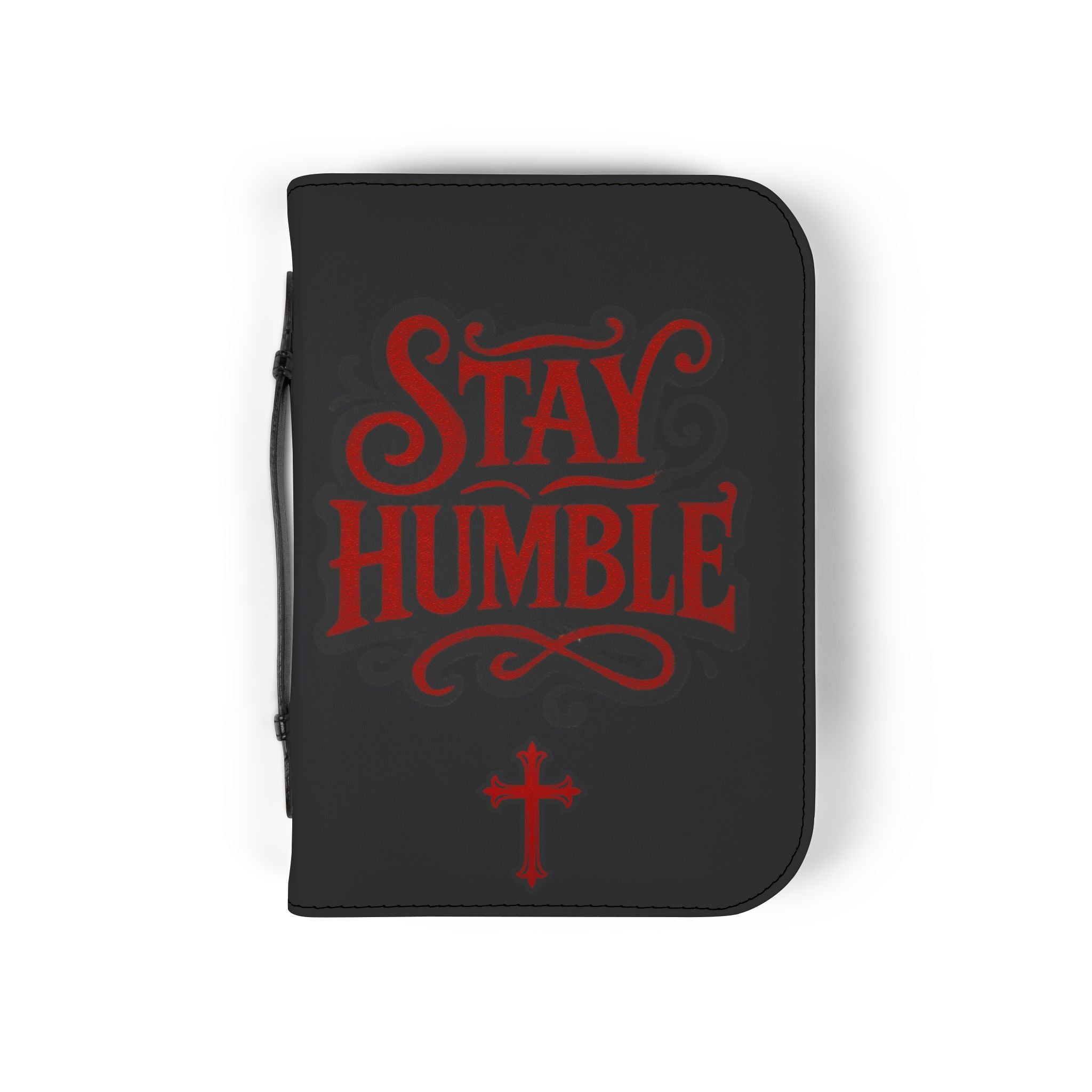 STAY HUMBLE Bible Cover - Black