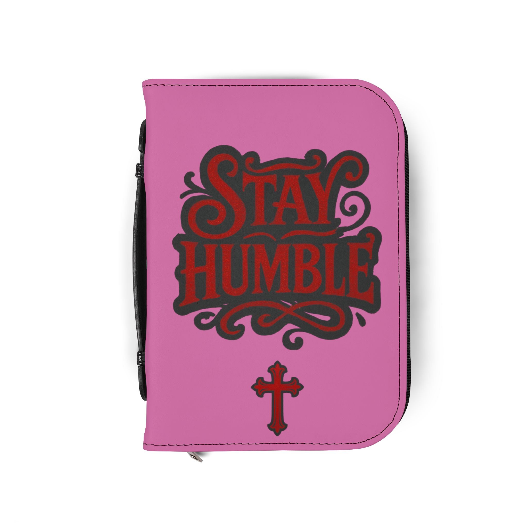 STAY HUMBLE Bible Cover - Pink