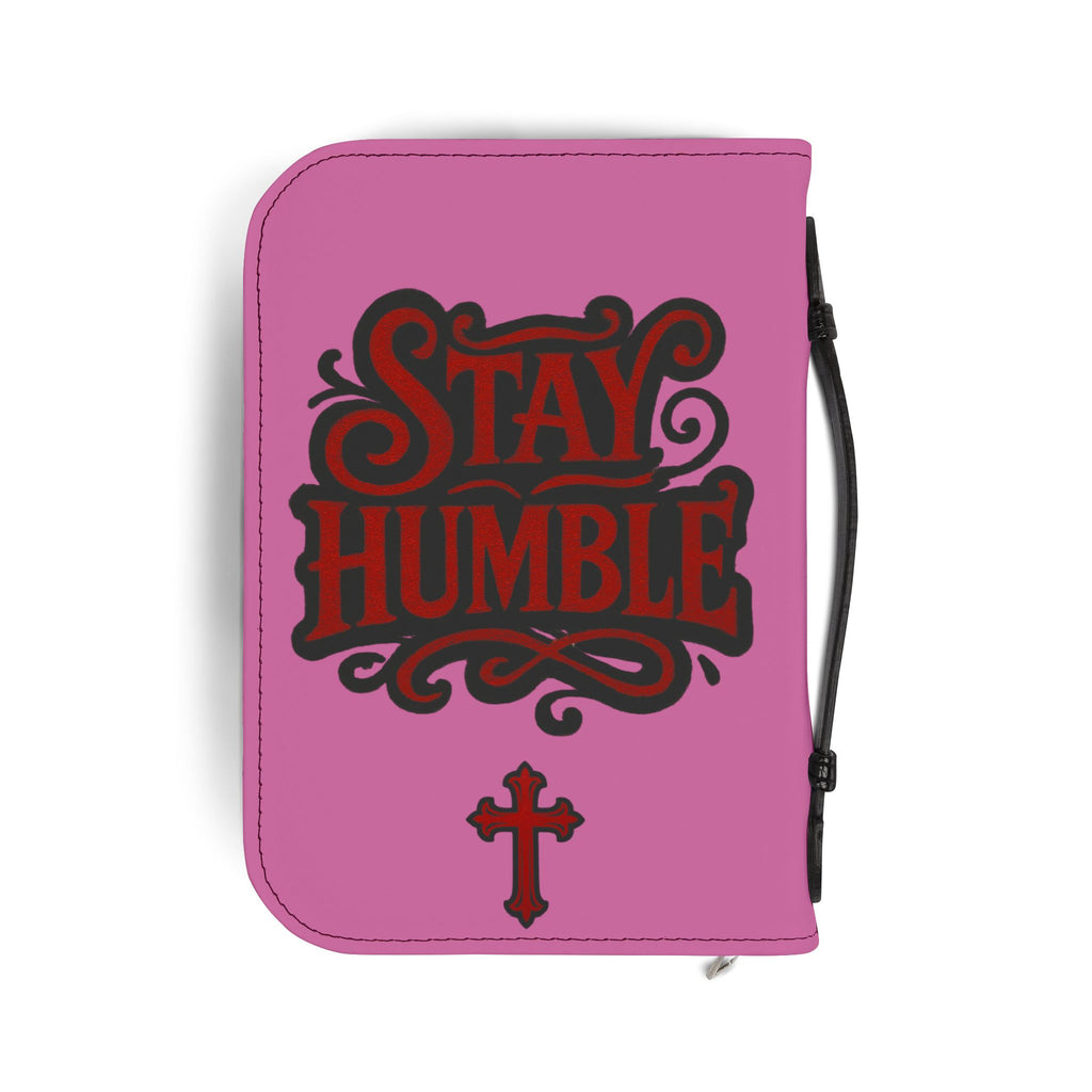 STAY HUMBLE Bible Cover - Pink
