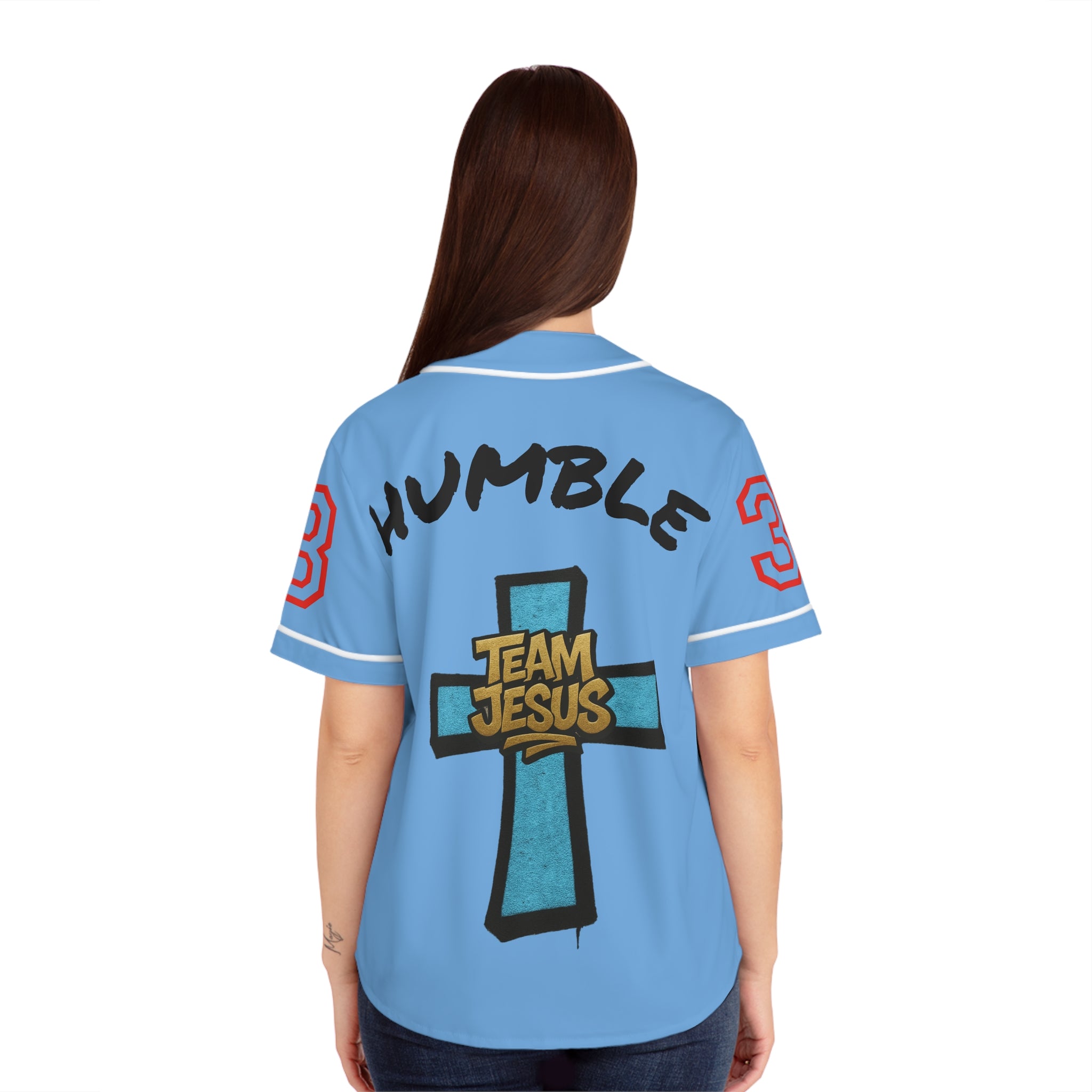 BLUE Team Jesus Women's Jersey