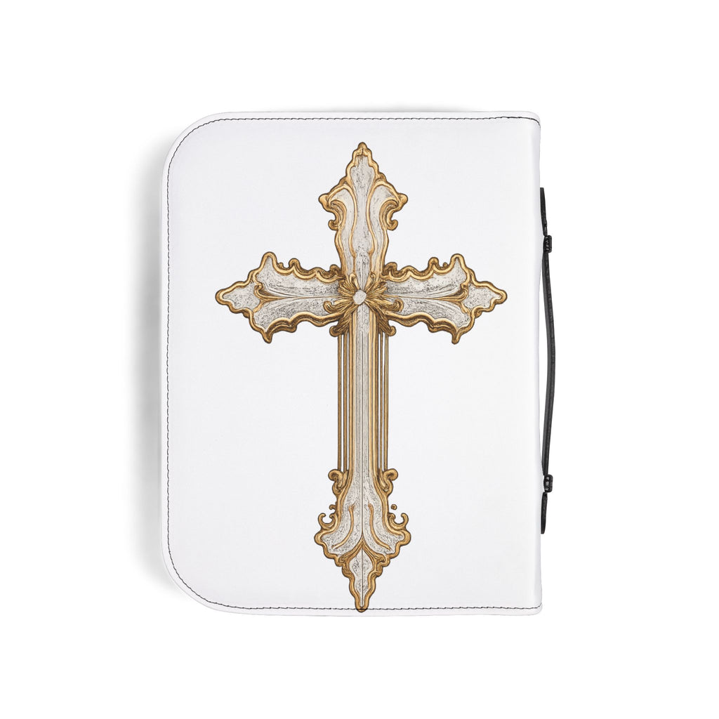 "My Worship Is Loud Because My Wounds Are Deep" Bible Cover - White