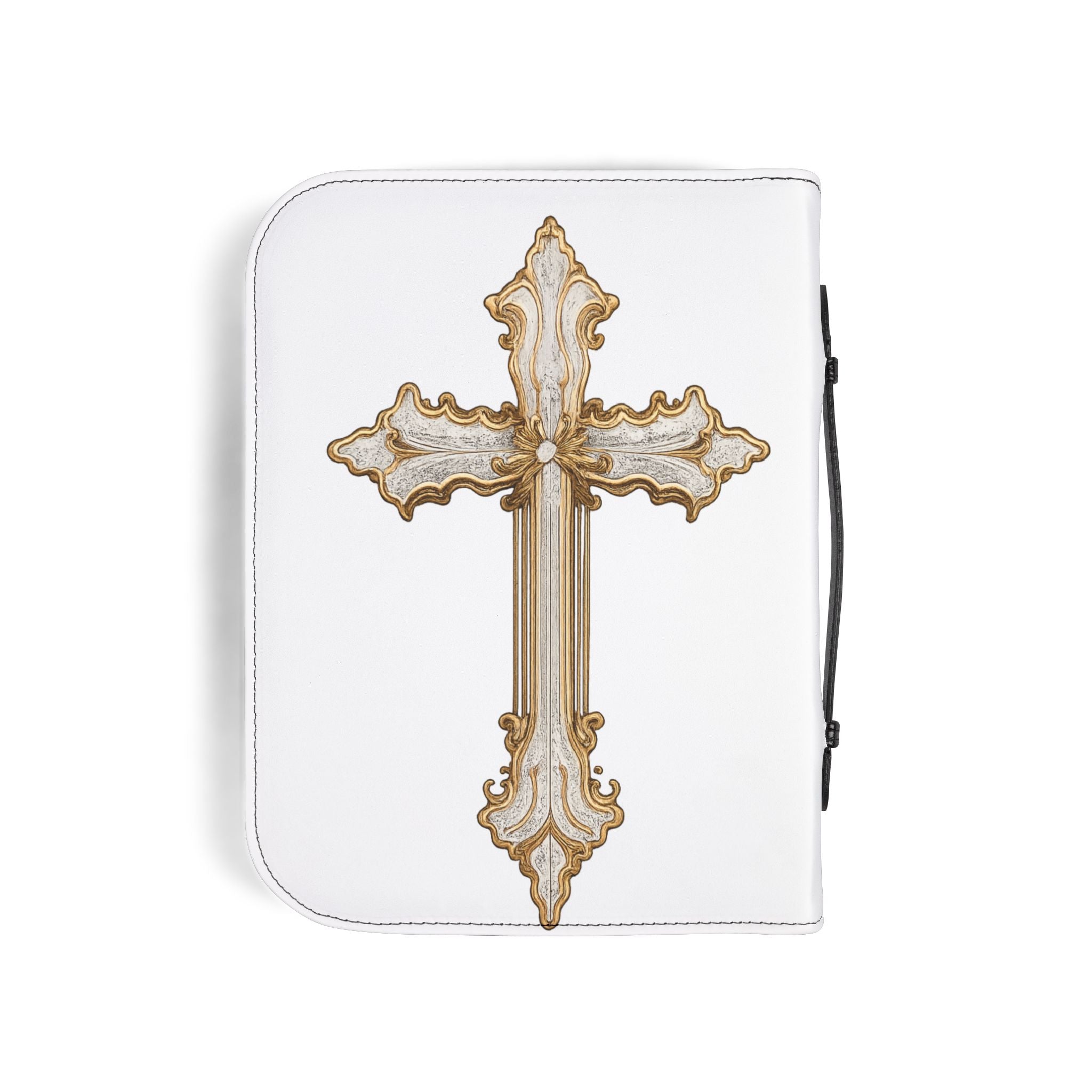 "My Worship Is Loud Because My Wounds Are Deep" Bible Cover - White