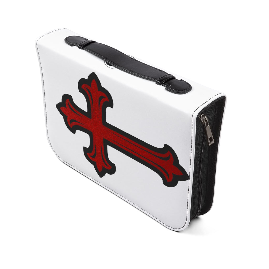 "I'm Going to Let God Fix It Because If I Fix It I'm Going to Jail" Bible Cover - White