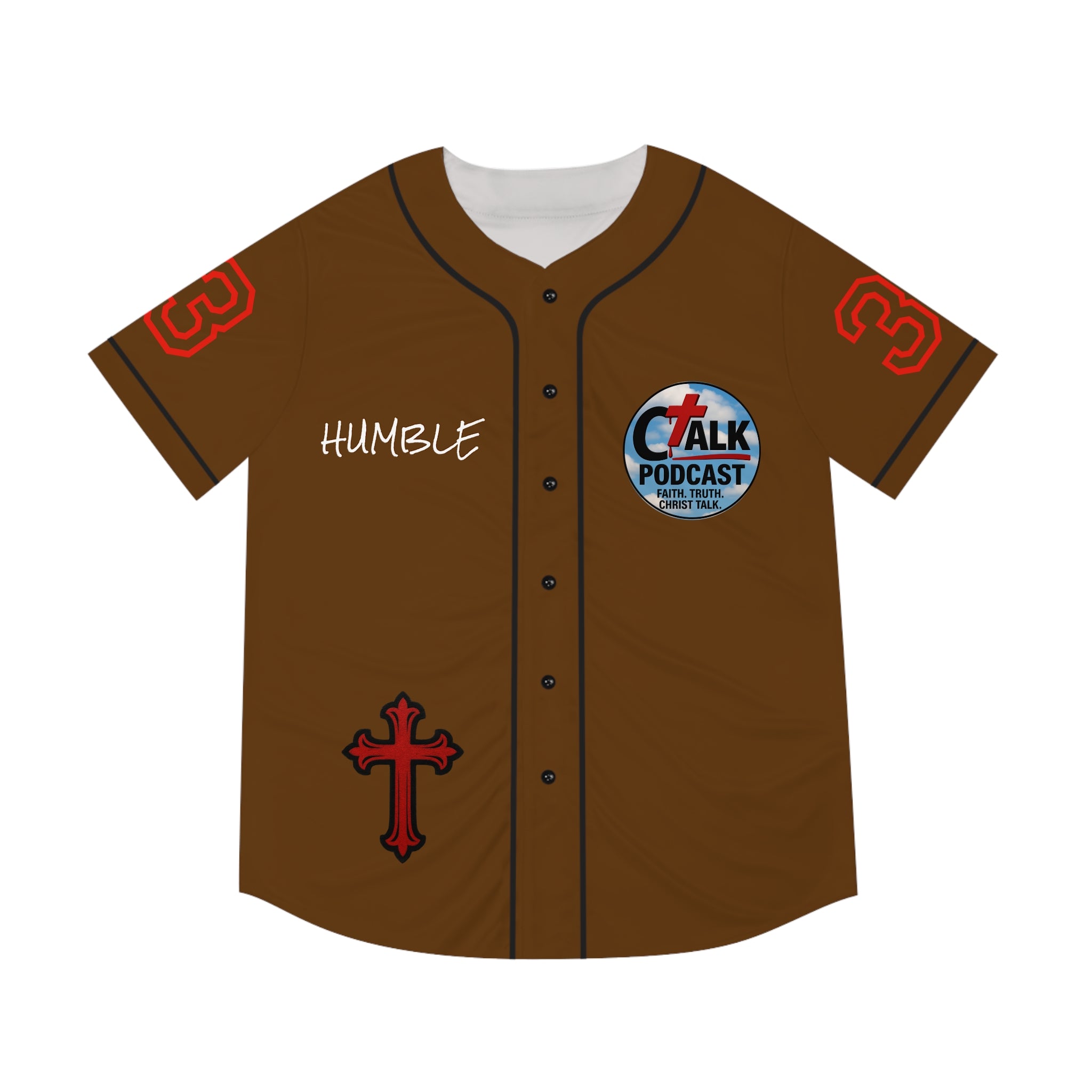 RED Team Jesus Baseball Jersey