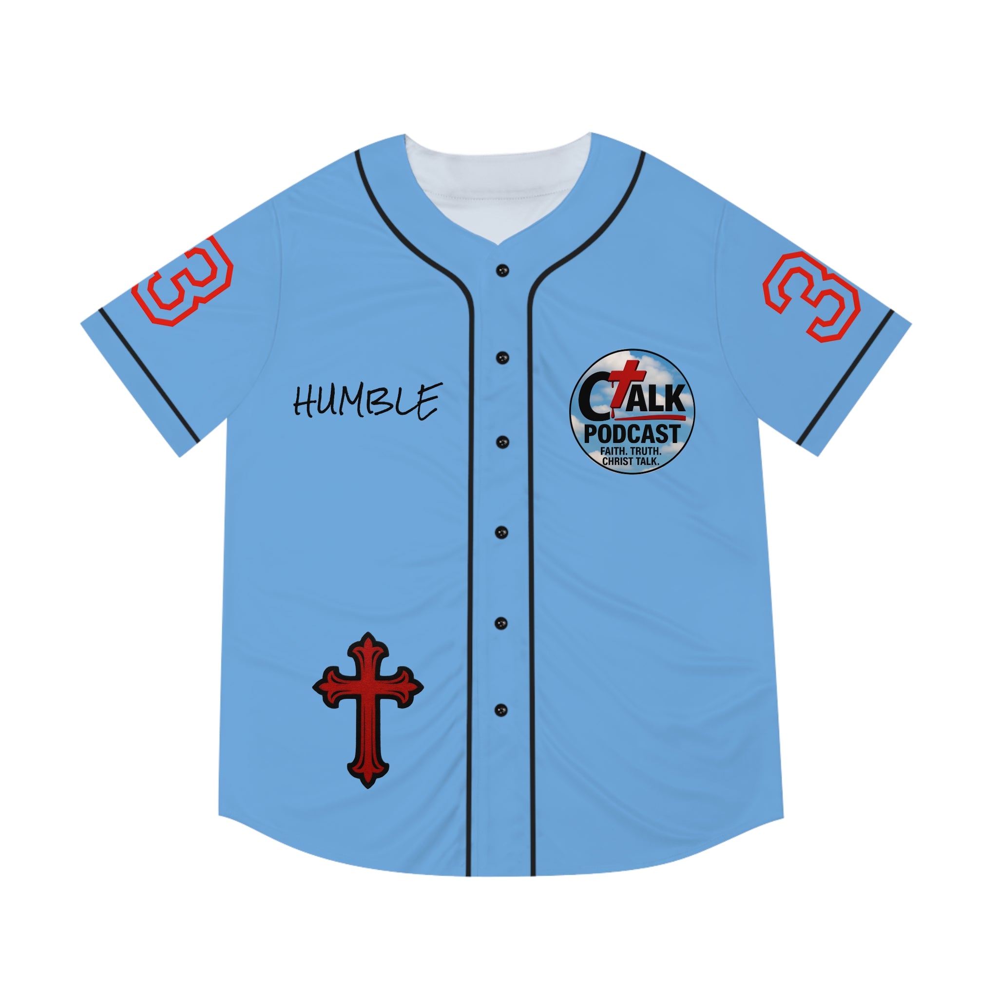 RED Team Jesus Baseball Jersey