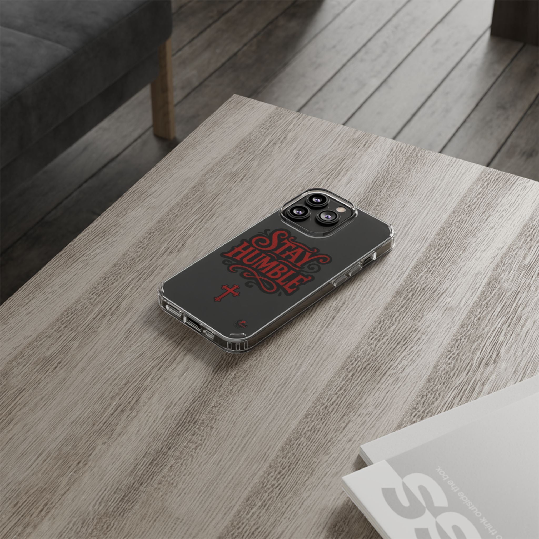 Stay Humble Clear Impact-Resistant Phone Case