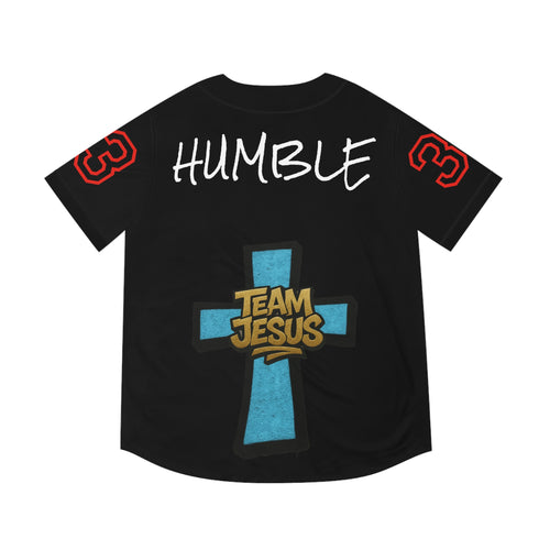 BLUE Team Jesus Baseball Jersey