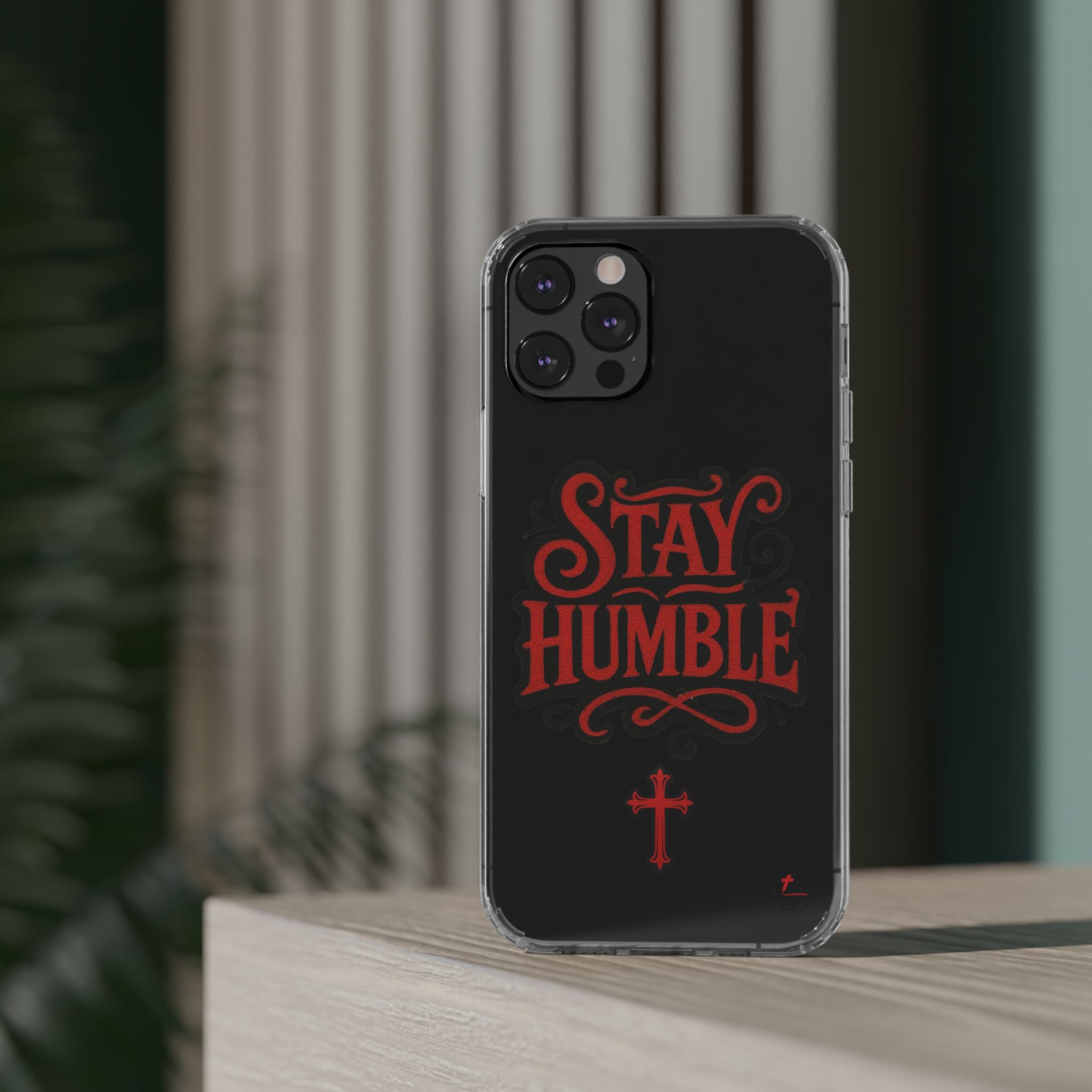 Stay Humble Clear Impact-Resistant Phone Case