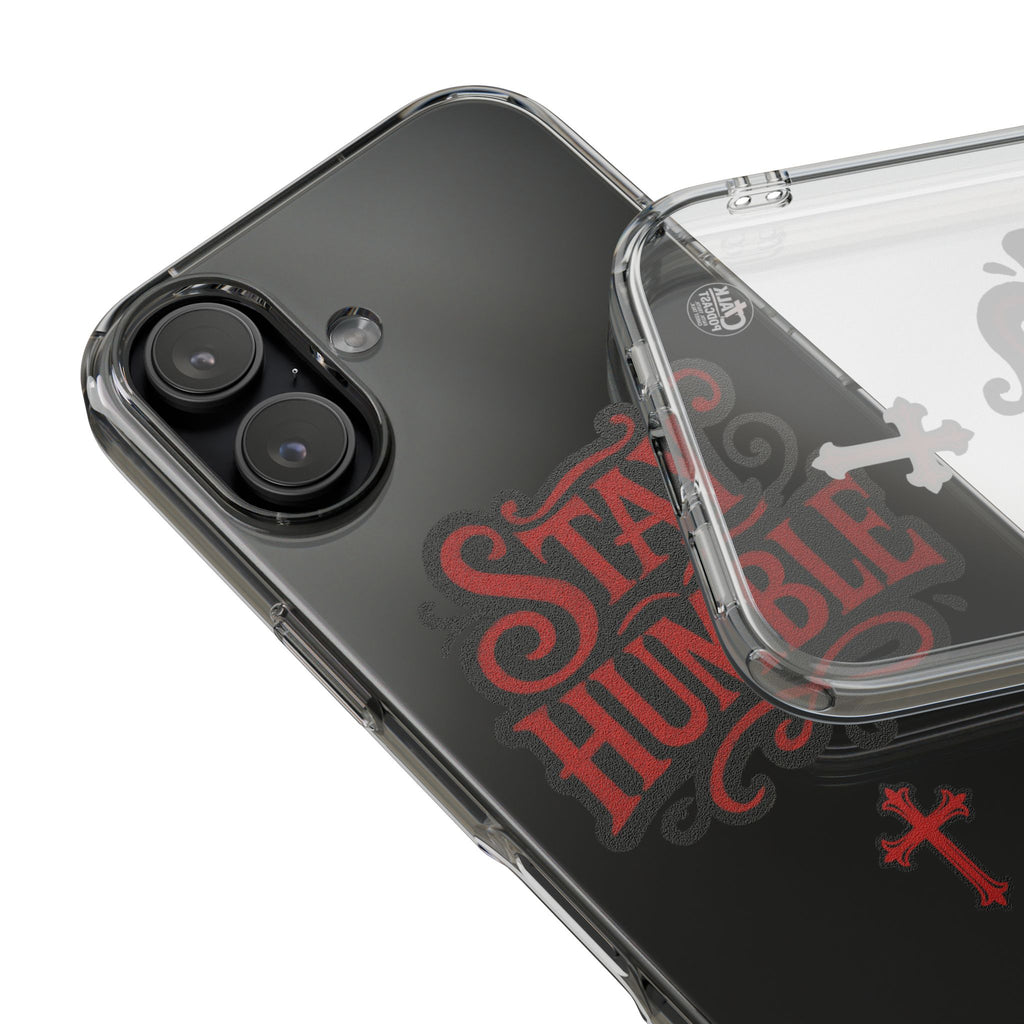 Stay Humble Clear Impact-Resistant Phone Case