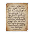 Isaiah 60:1 Fleece Blanket