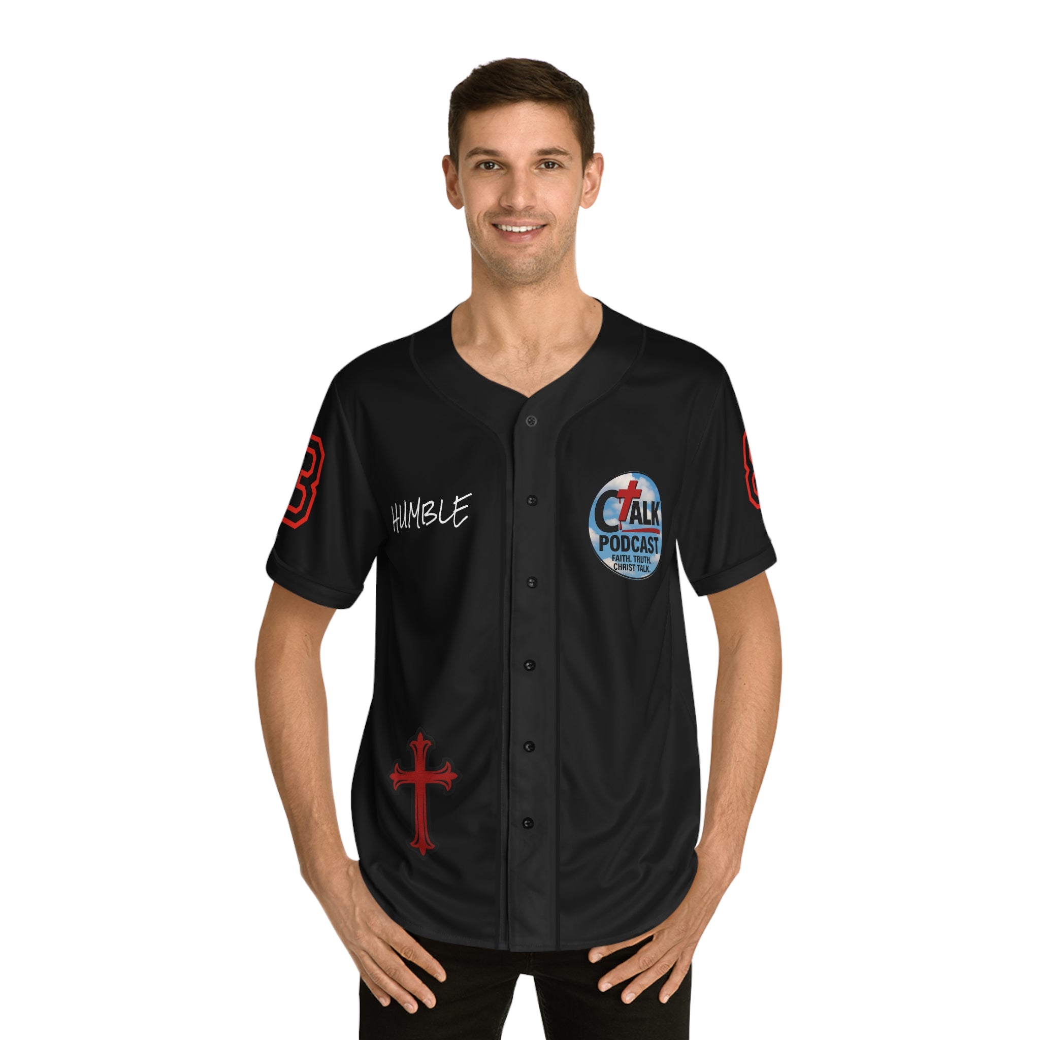 RED Team Jesus Baseball Jersey