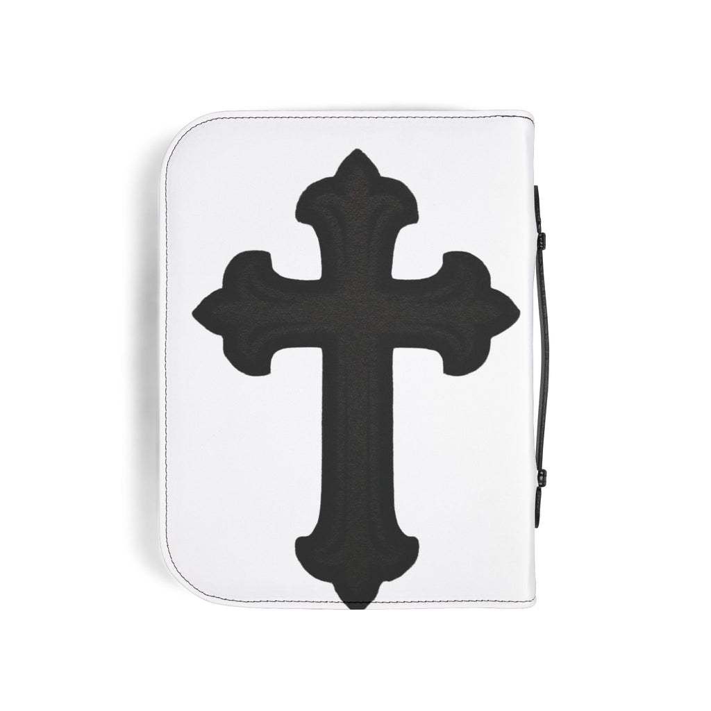 "I'm Going to Let God Fix It Because If I Fix It I'm Going to Jail" Bible Cover - White
