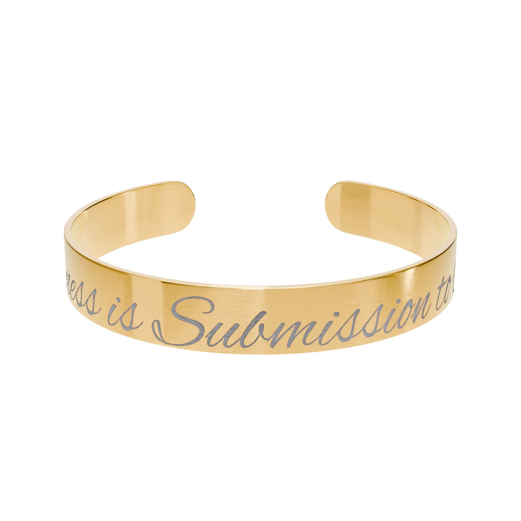 Happiness is Submission to GOD Cuff