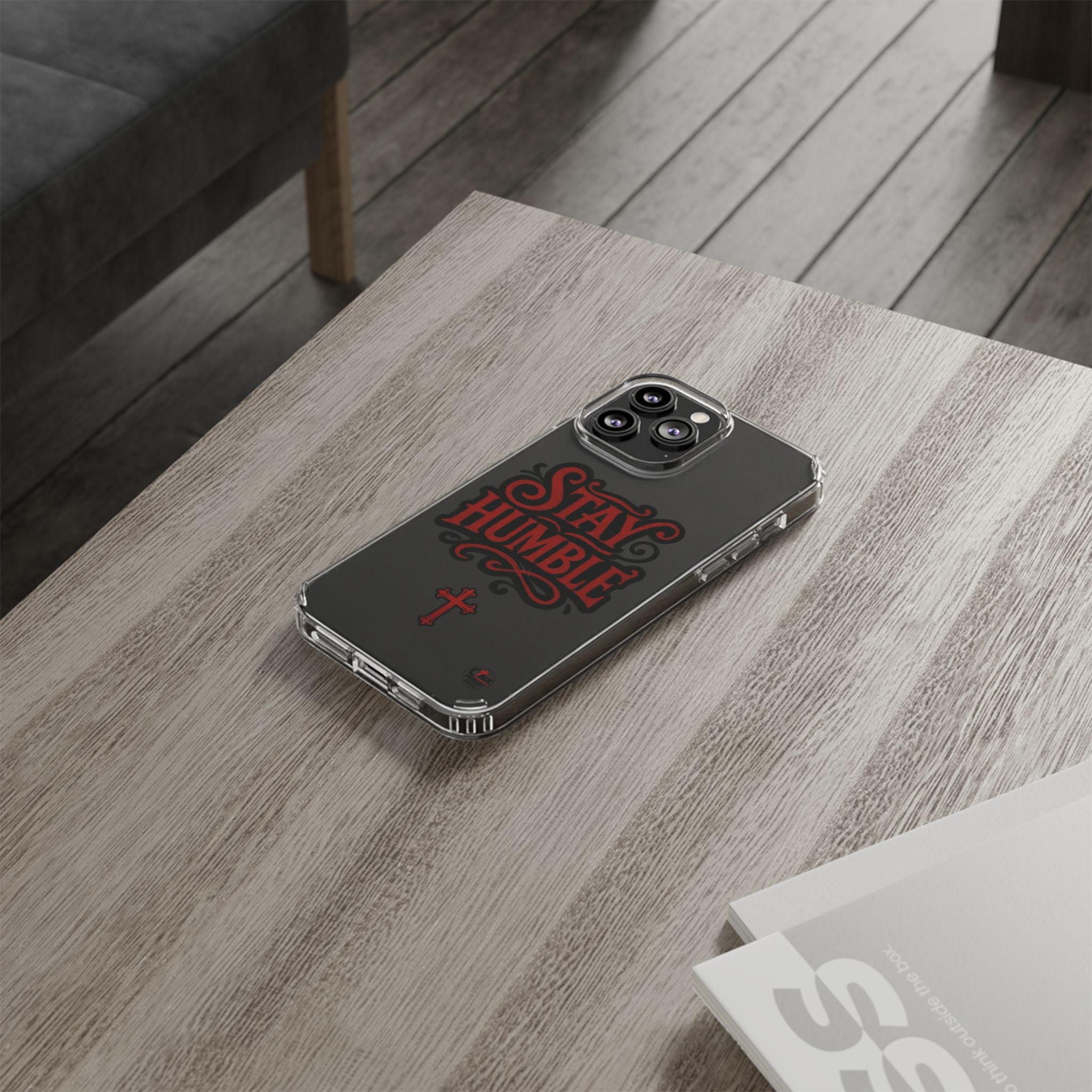 Stay Humble Clear Impact-Resistant Phone Case