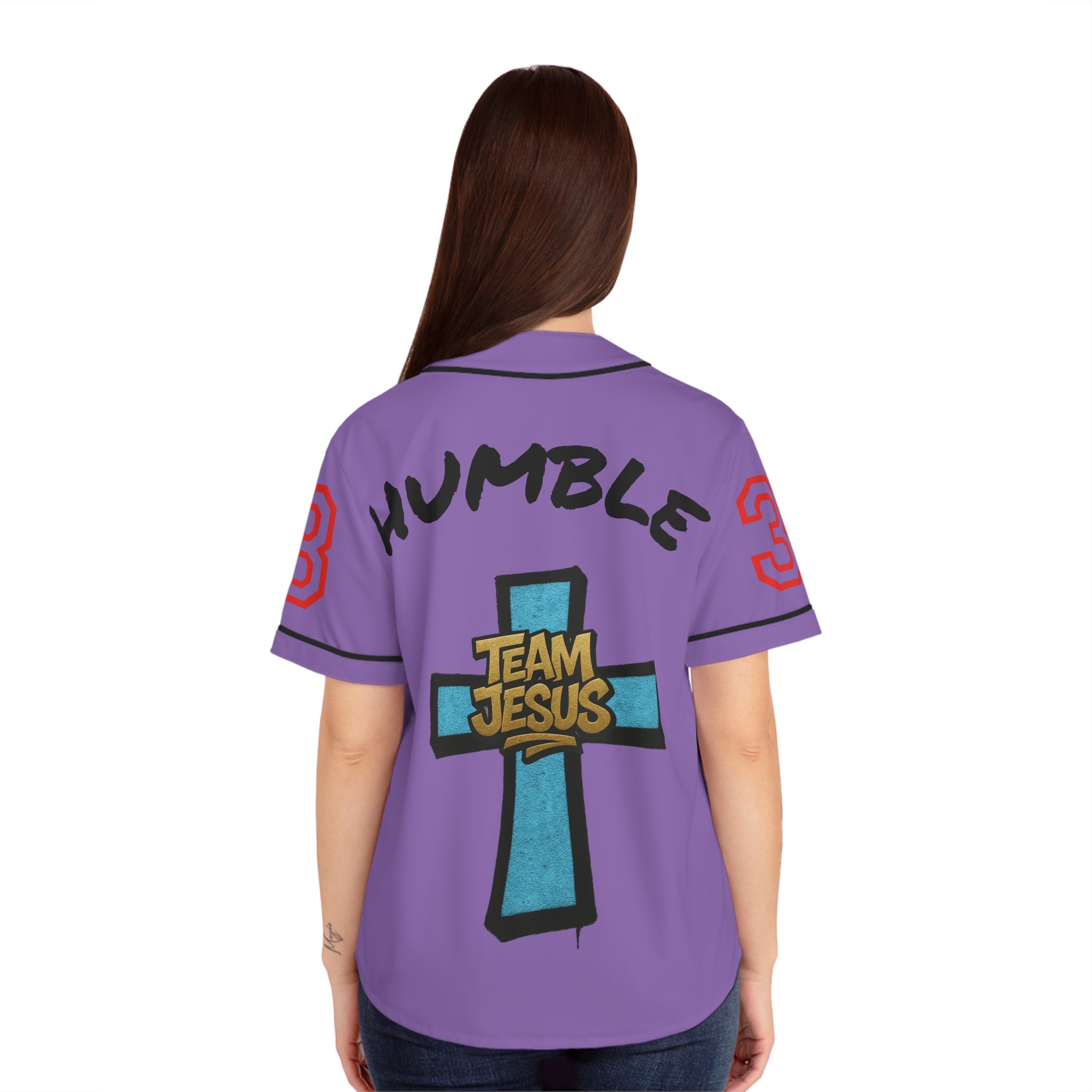 BLUE Team Jesus Women's Jersey