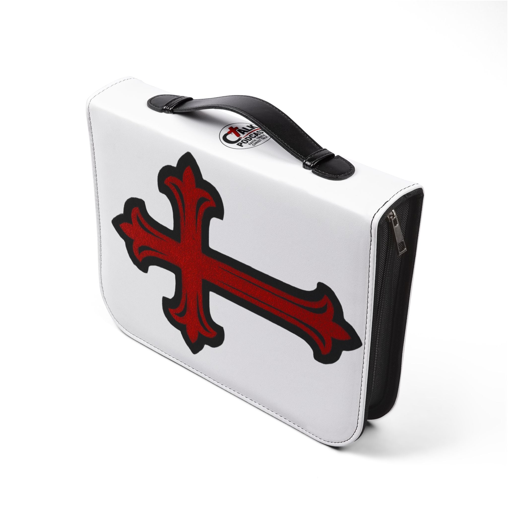 "My Worship Is Loud Because My Wounds Are Deep" Bible Cover - White