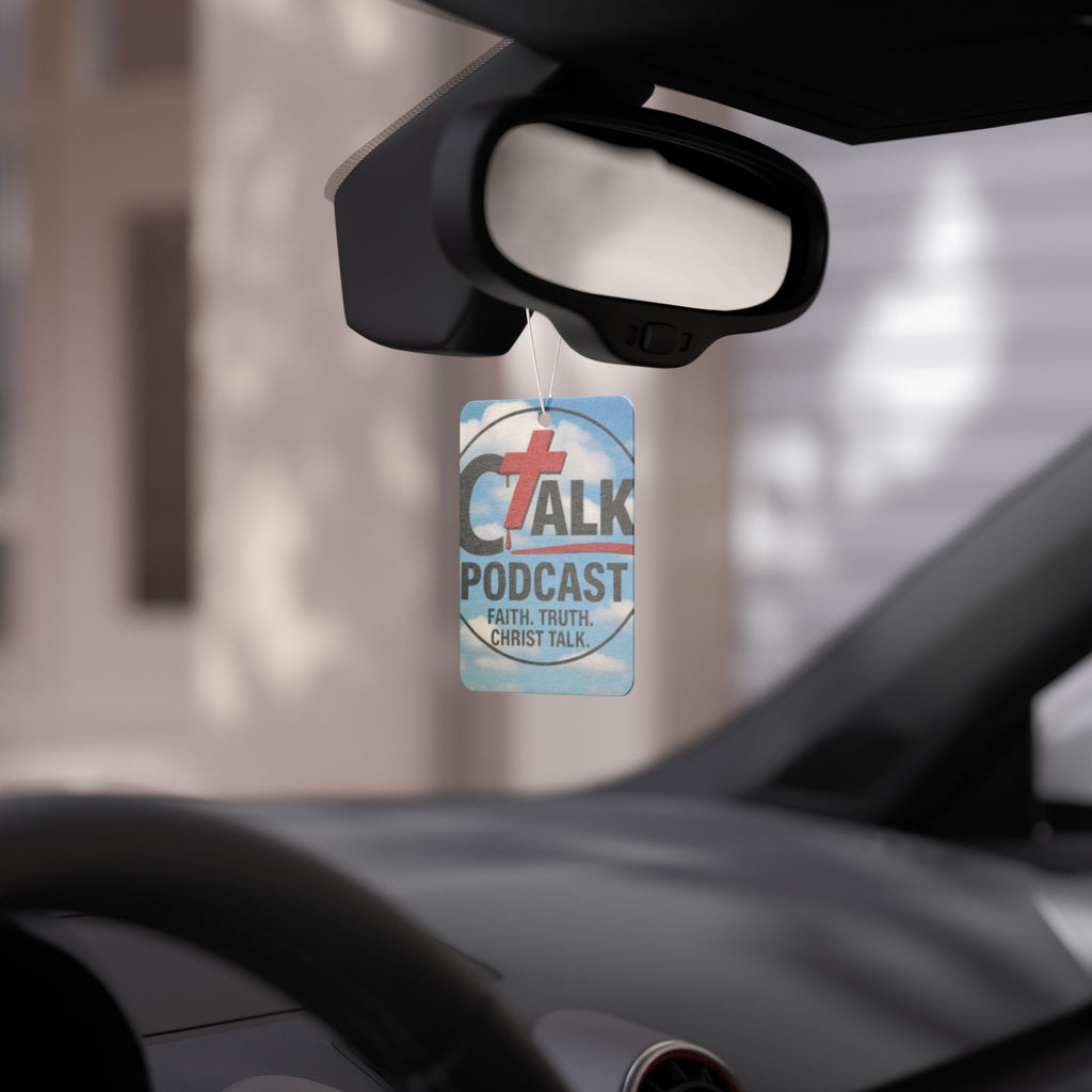 CHRIST TALK Podcast: Faith. Truth. Christ Talk. Car Air Freshener