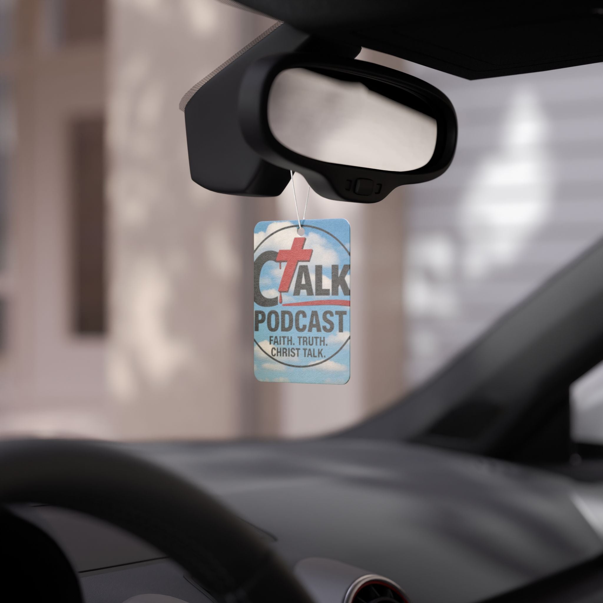 CHRIST TALK Podcast: Faith. Truth. Christ Talk. Car Air Freshener