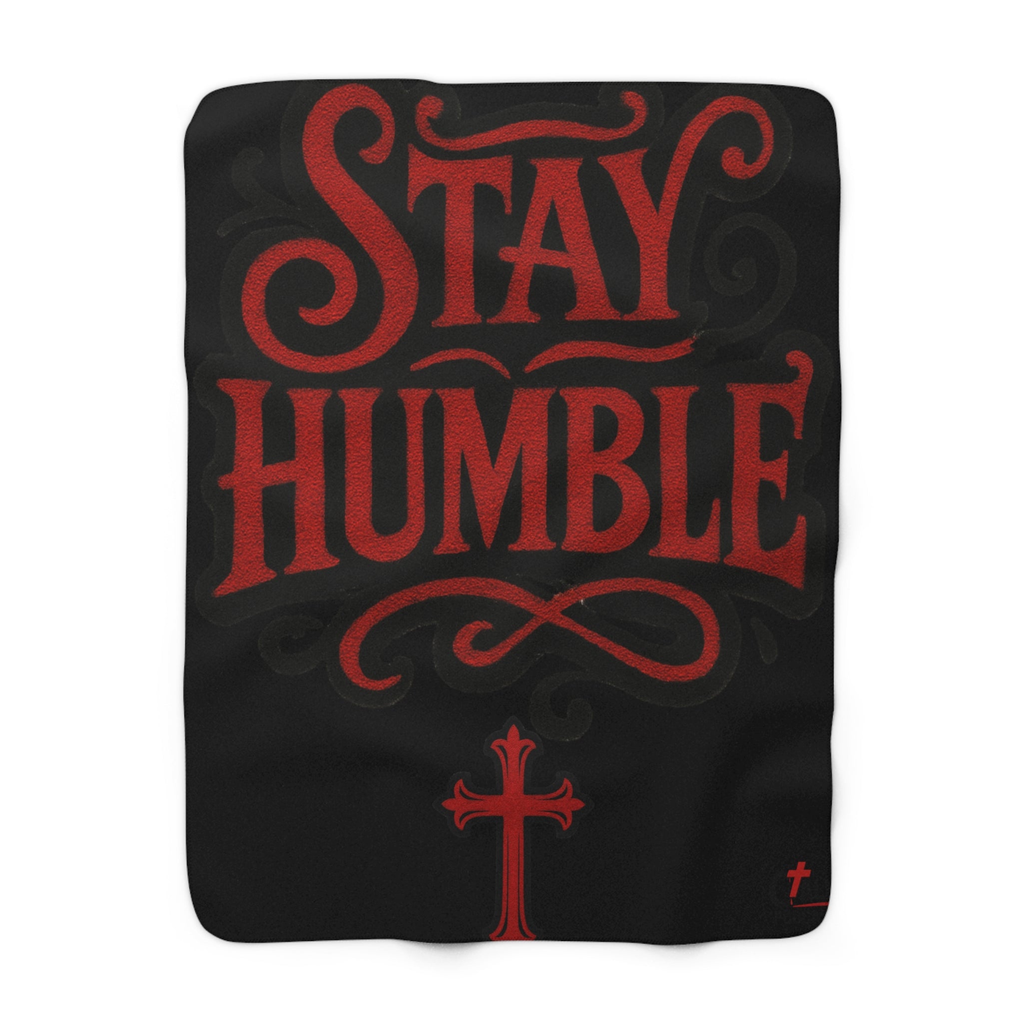 Stay Humble Sherpa Blanket