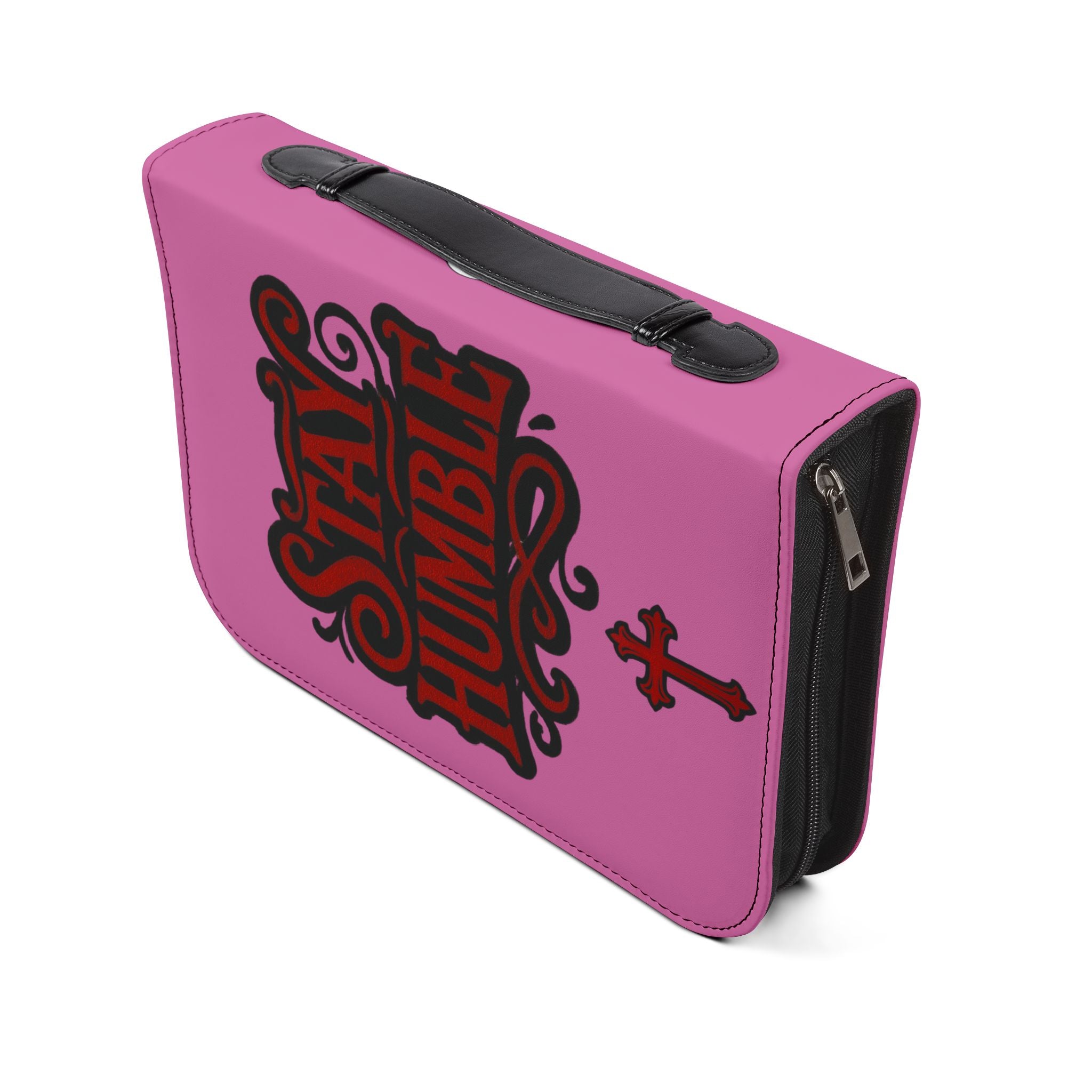 STAY HUMBLE Bible Cover - Pink