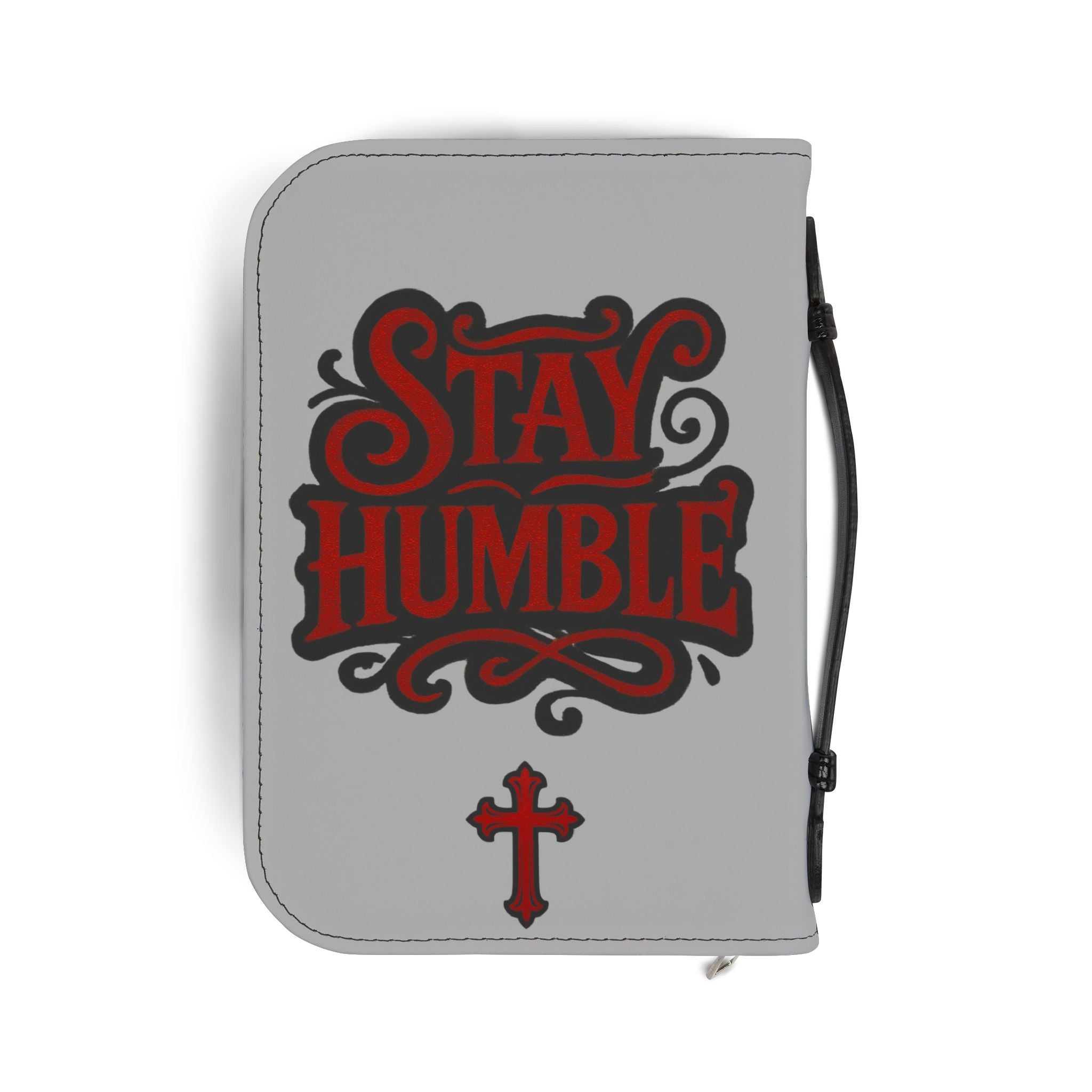 STAY HUMBLE Bible Cover - Gray