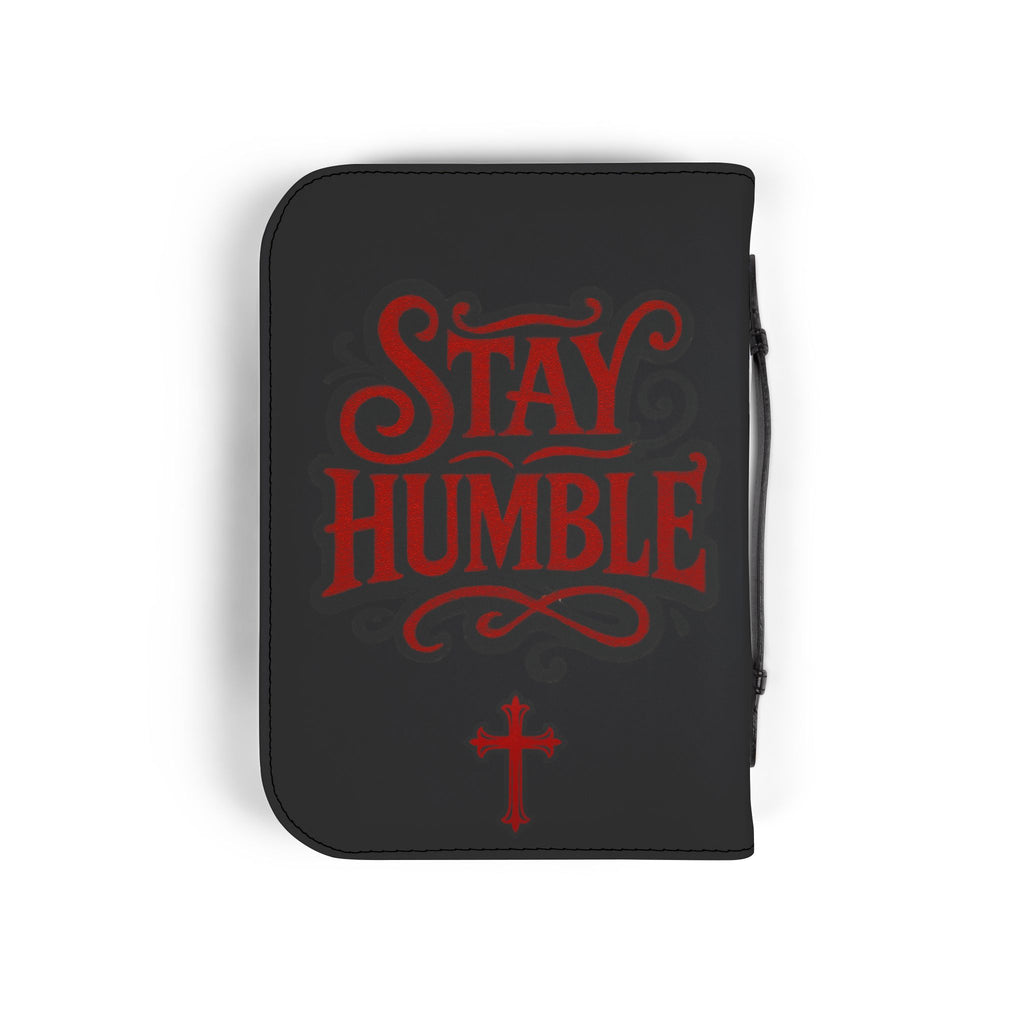 STAY HUMBLE Bible Cover - Black