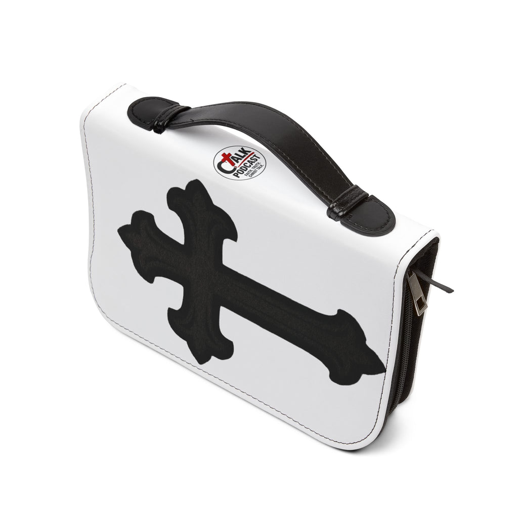 "I'm Going to Let God Fix It Because If I Fix It I'm Going to Jail" Bible Cover - White