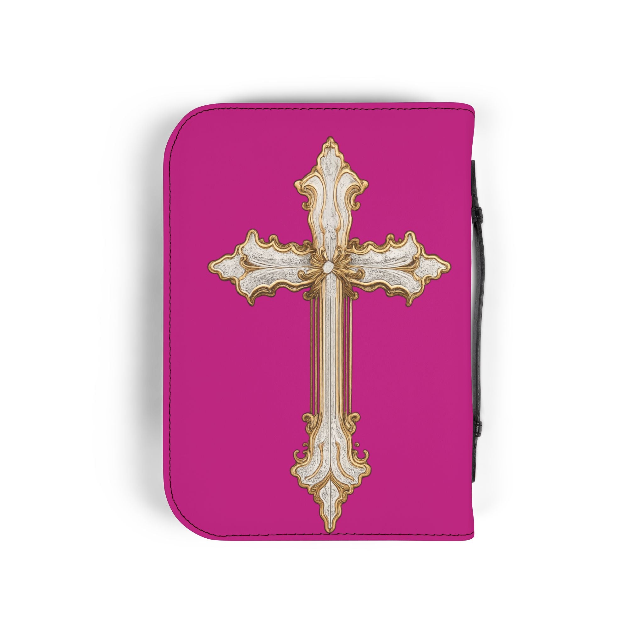 "My Worship Is Loud Because My Wounds Are Deep" Bible Cover - Rose Pink