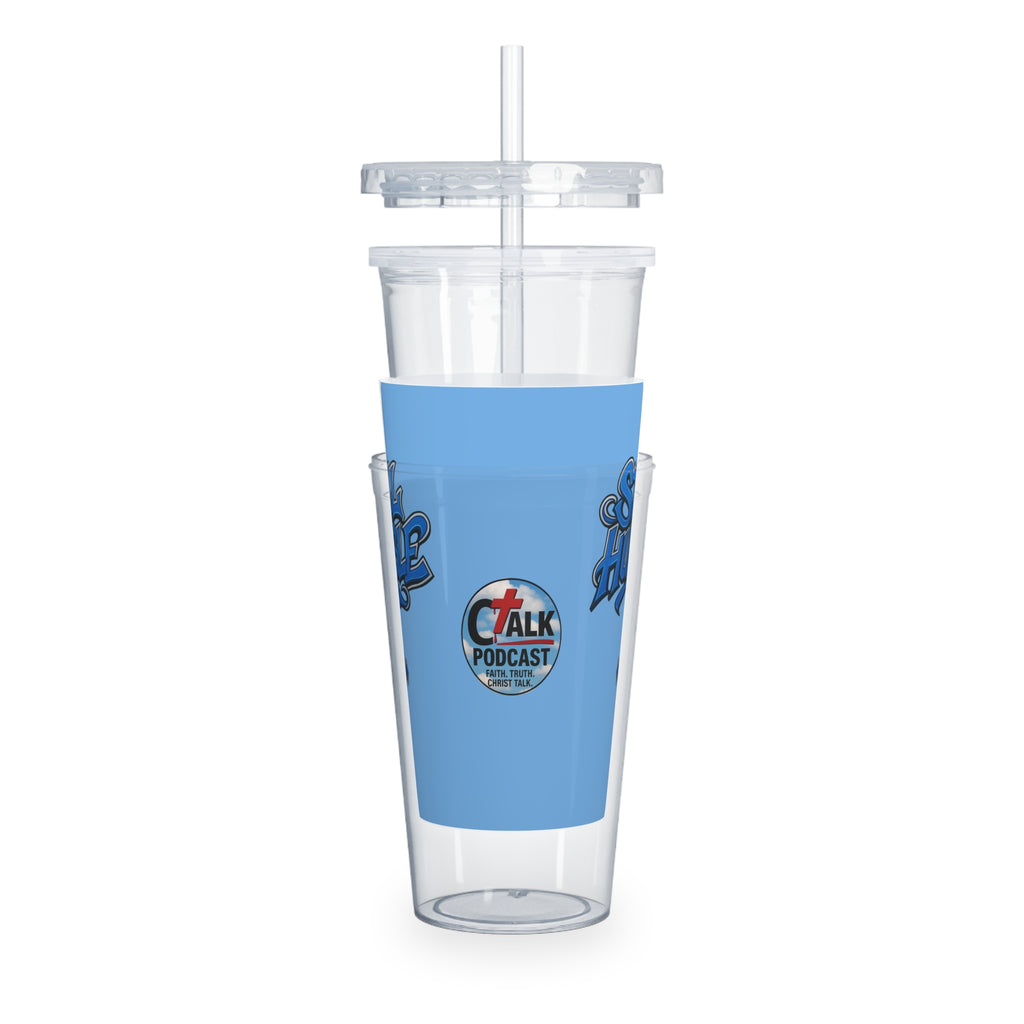 Still Humble Plastic Tumbler with Straw
