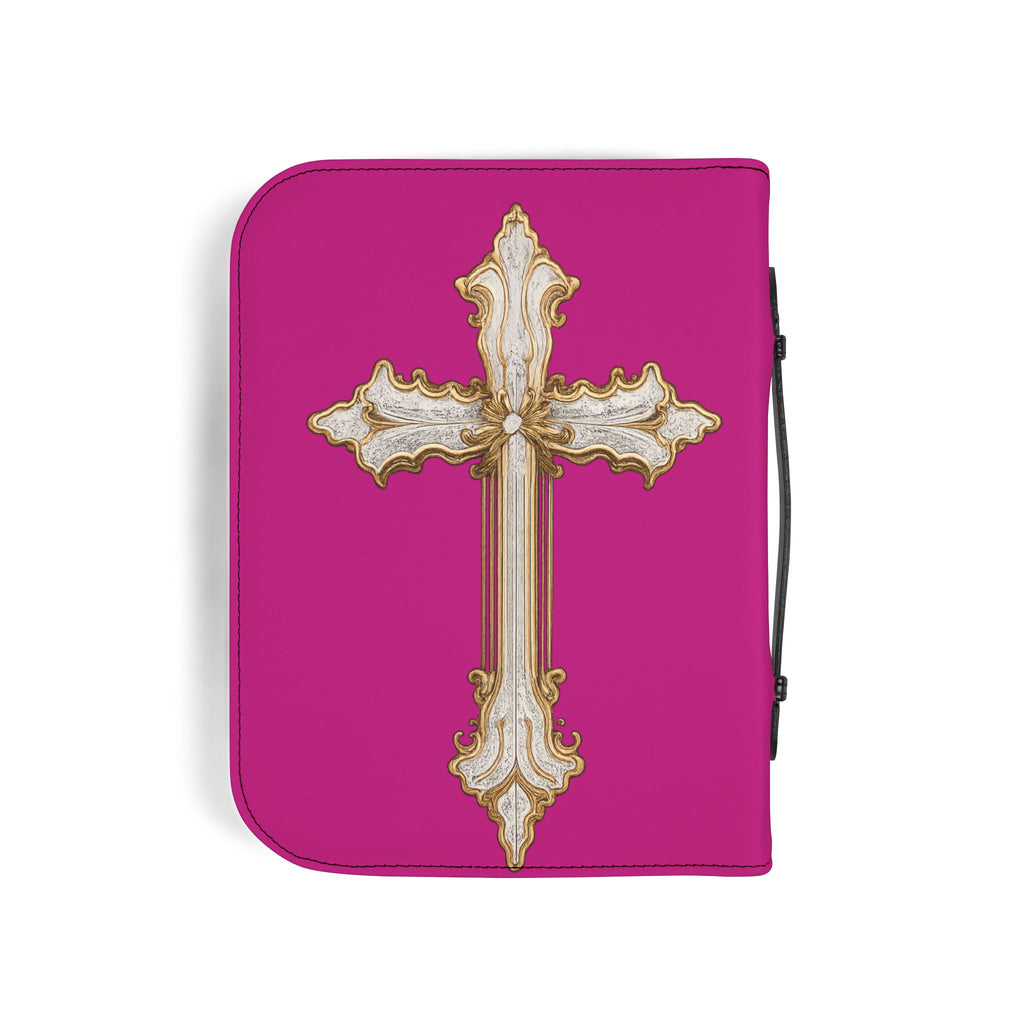"My Worship Is Loud Because My Wounds Are Deep" Bible Cover - Rose Pink