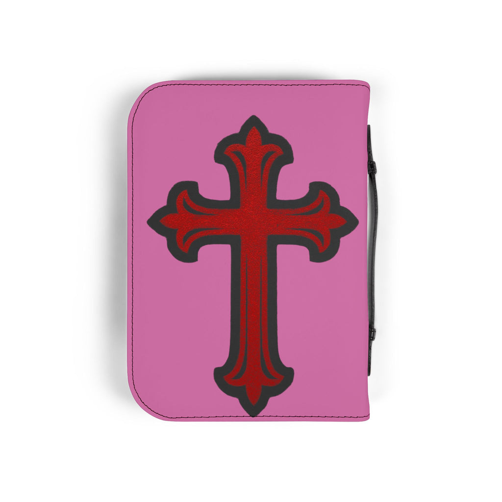 "I'm Going to Let God Fix It Because If I Fix It I'm Going to Jail" Bible Cover - Pink