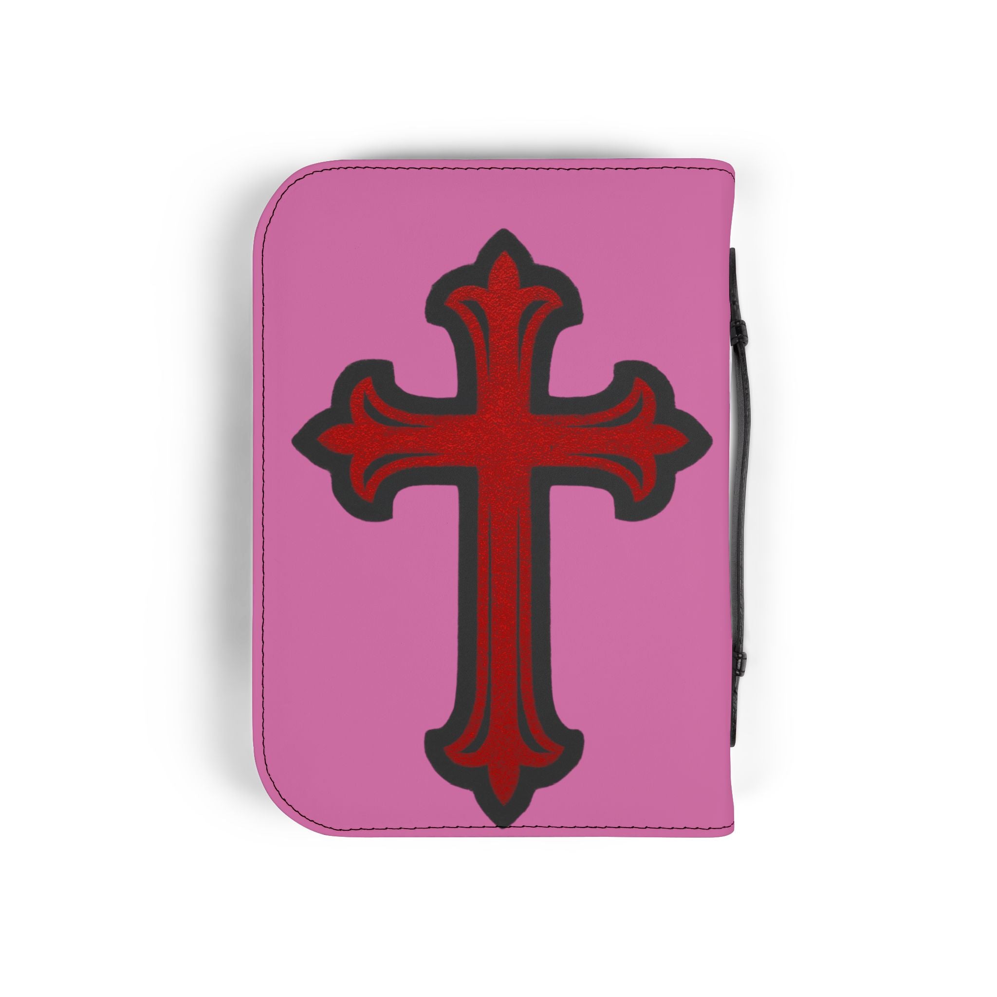 "I'm Going to Let God Fix It Because If I Fix It I'm Going to Jail" Bible Cover - Pink