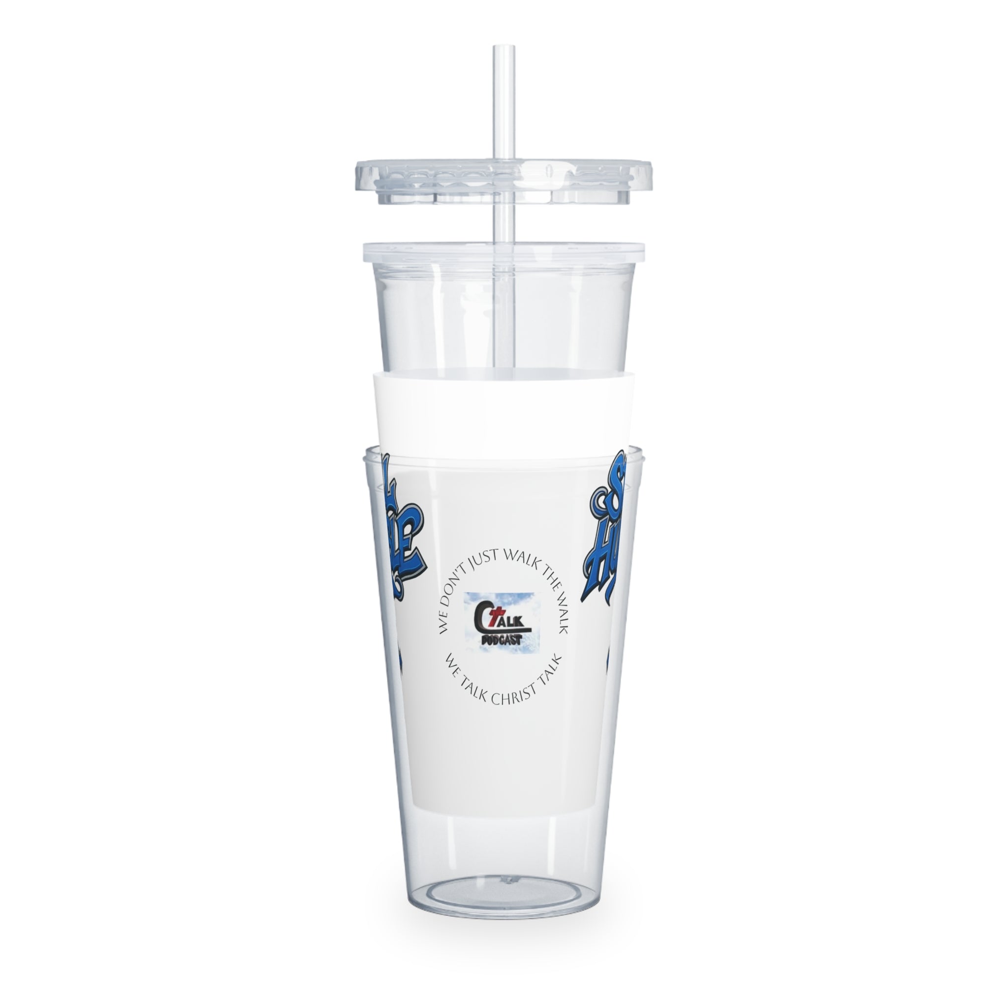 Still Humble Plastic Tumbler with Straw