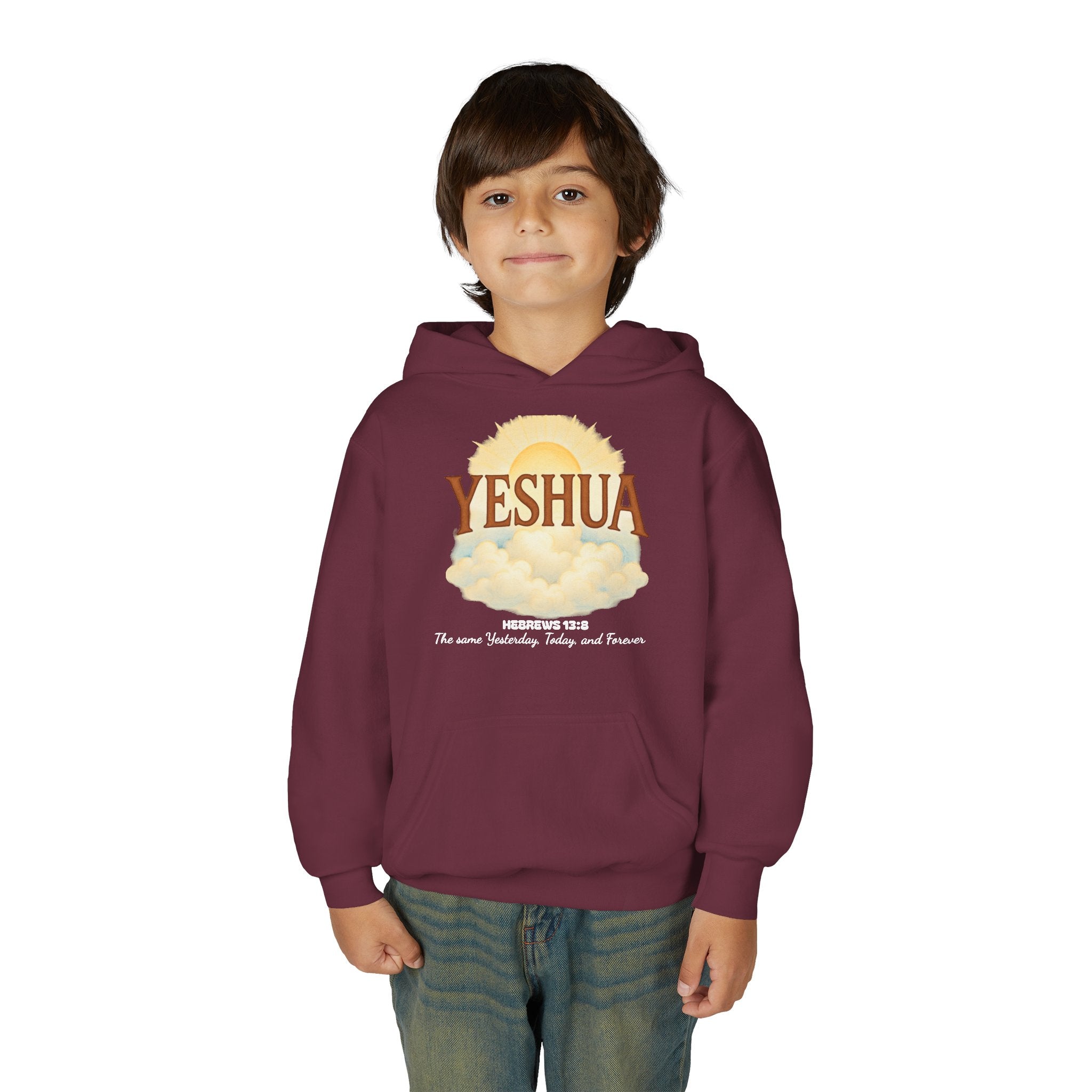 YESHUA Heb. 13:8 KIDS Hoodie